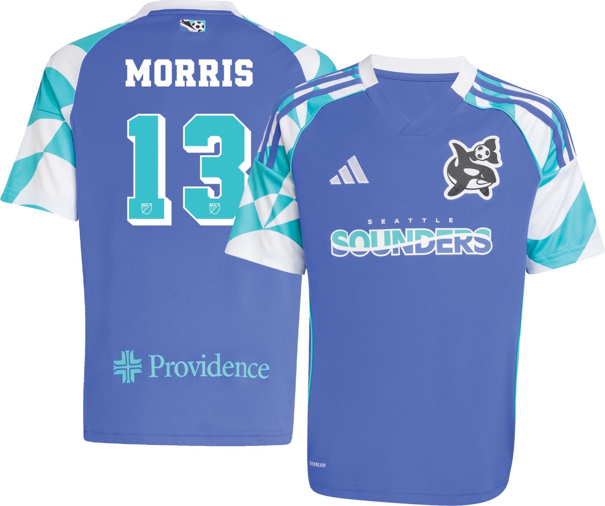 adidas Youth Seattle Sounders Jordan Morris #13 2025 Third Replica