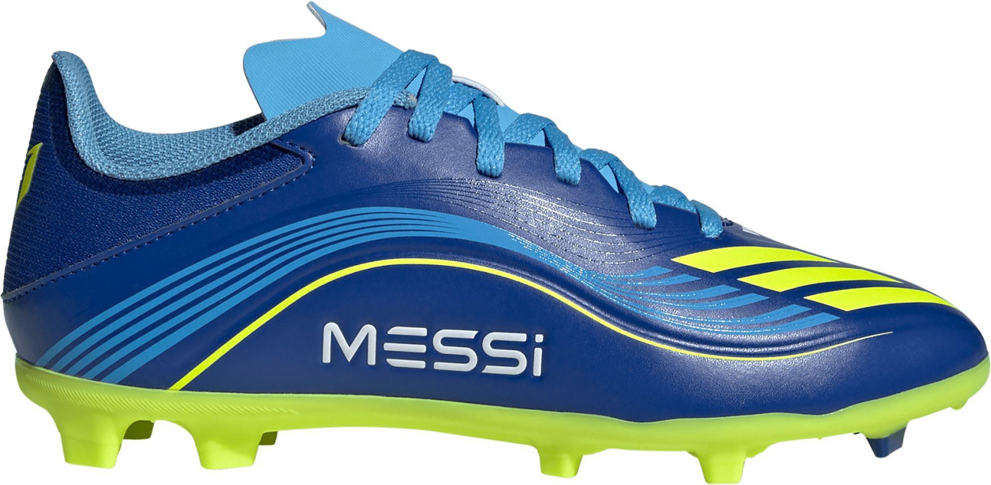 [海外限定] F50 LEAGUE FG/MG MESSI 24.5 adidas Kids' F50 League Messi FG/MG Soccer Cleats | Dick's