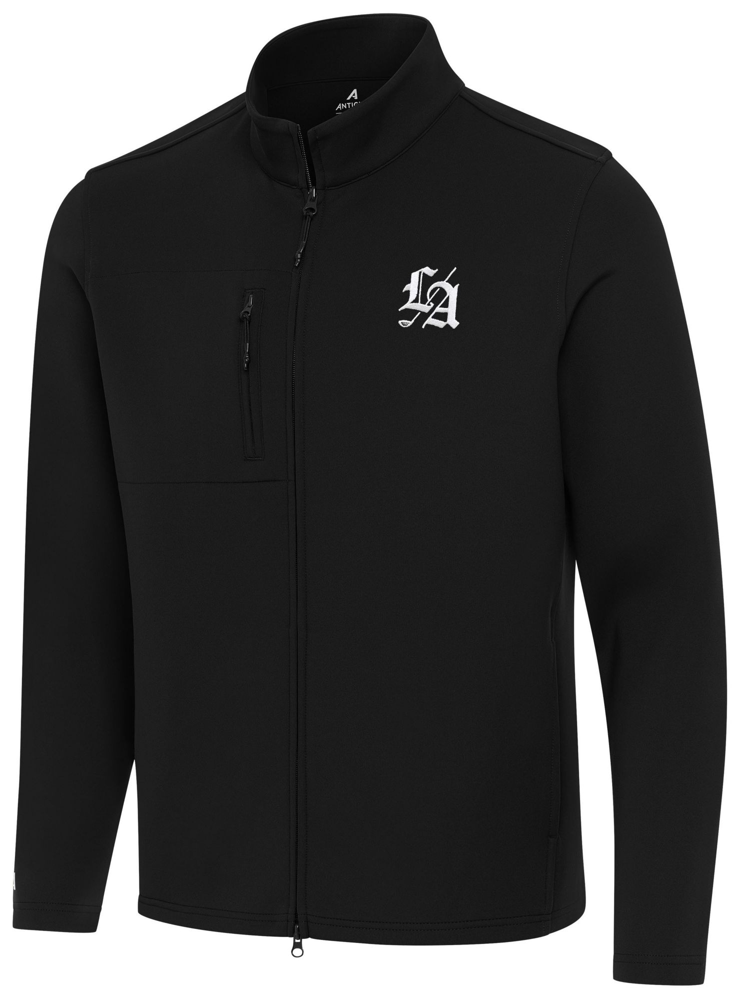 Antigua Men's TGL Los Angeles Golf Club Black Objection Full-Zip