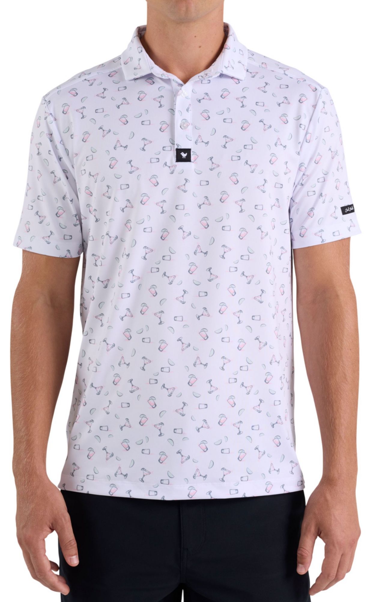 試着のみ soor ploom birdie Bad Birdie Men's One More Please Core Performance Golf Polo | Golf