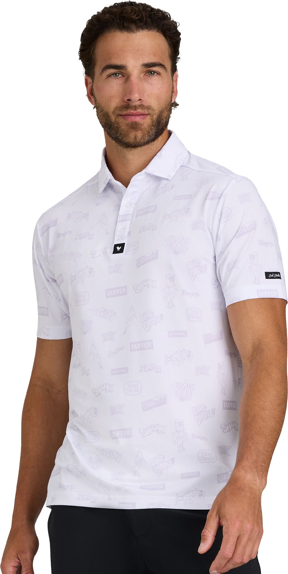 Bad Birdie Men's Duffers Delight Core Performance Golf Polo