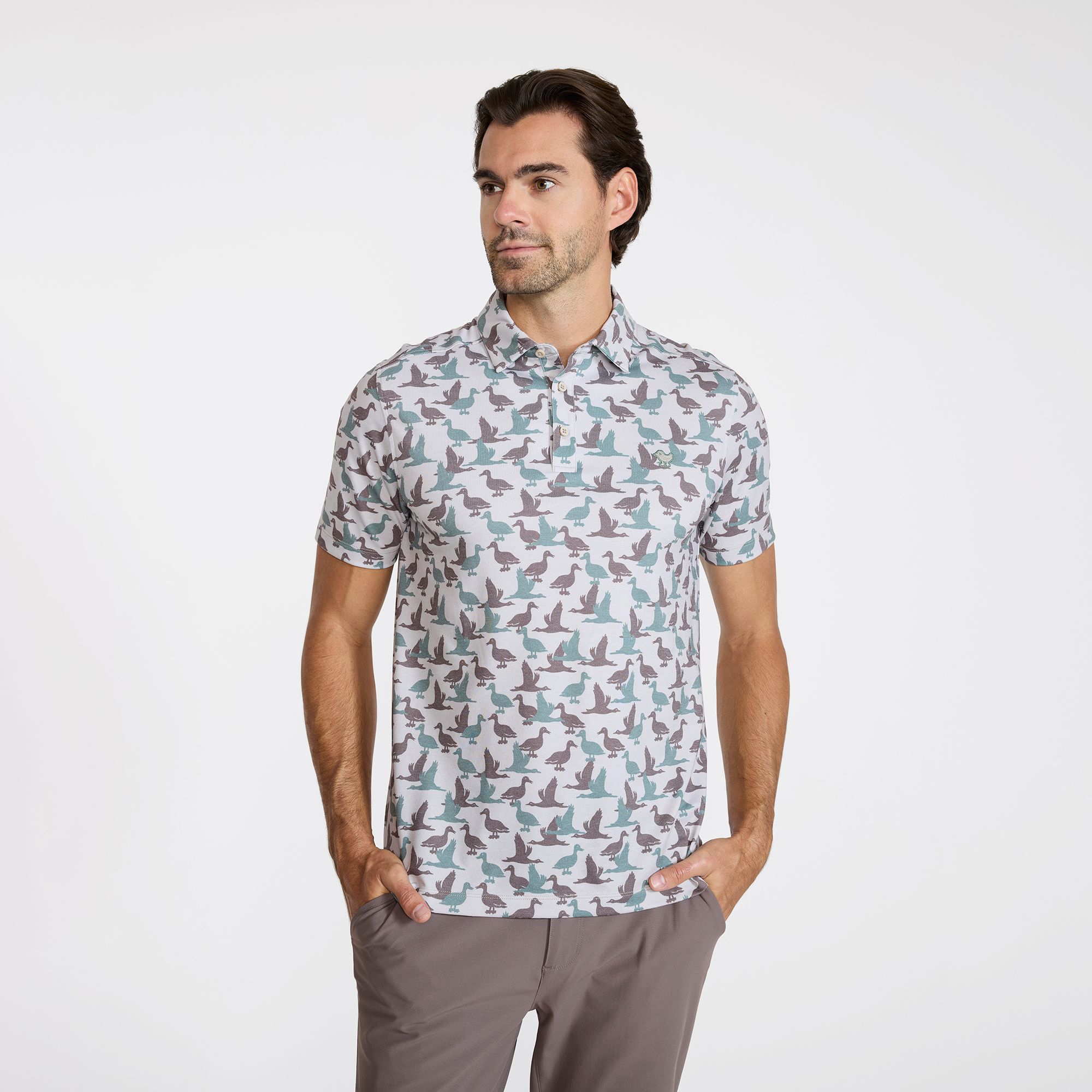 Bad Birdie Men's Evolution Pique Golf Polo | Dick's Sporting Goods