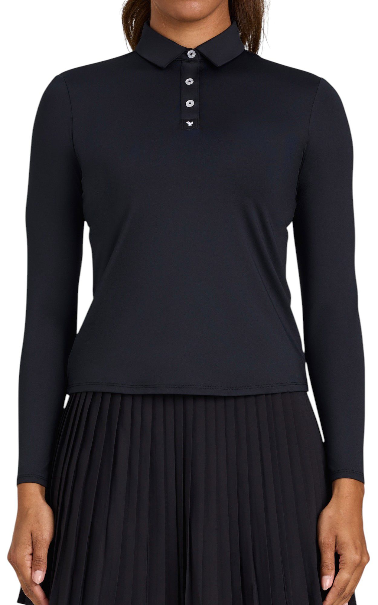 Bad Birdie Women's Long Sleeve Core Performance Golf Polo | Golf
