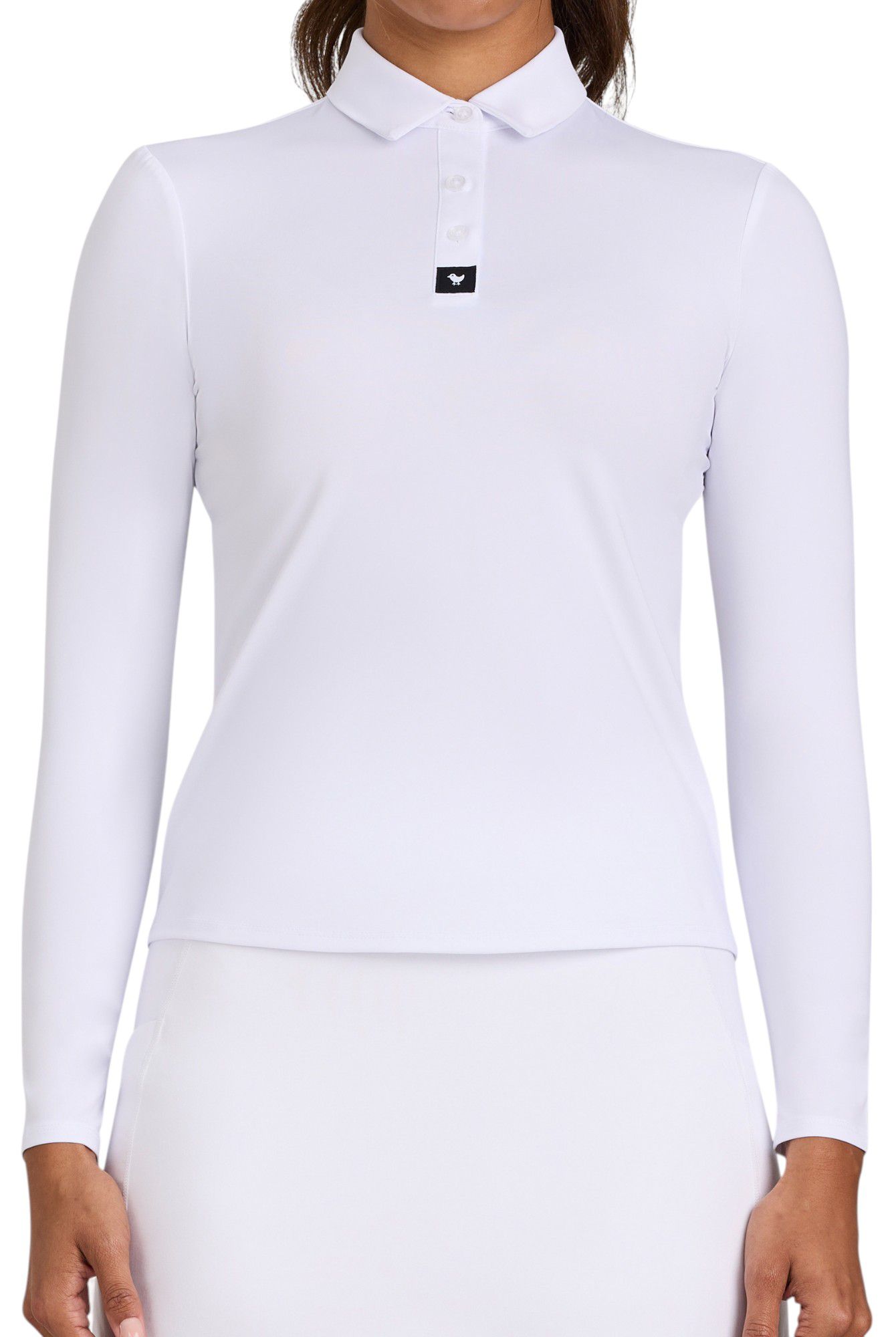 Bad Birdie Women's Long Sleeve Core Performance Golf Polo | Golf