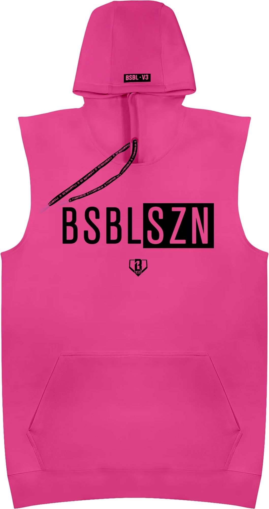 Baseball Lifestyle 101 Boys' BSBL-SZN V3 Sleeveless Hoodie