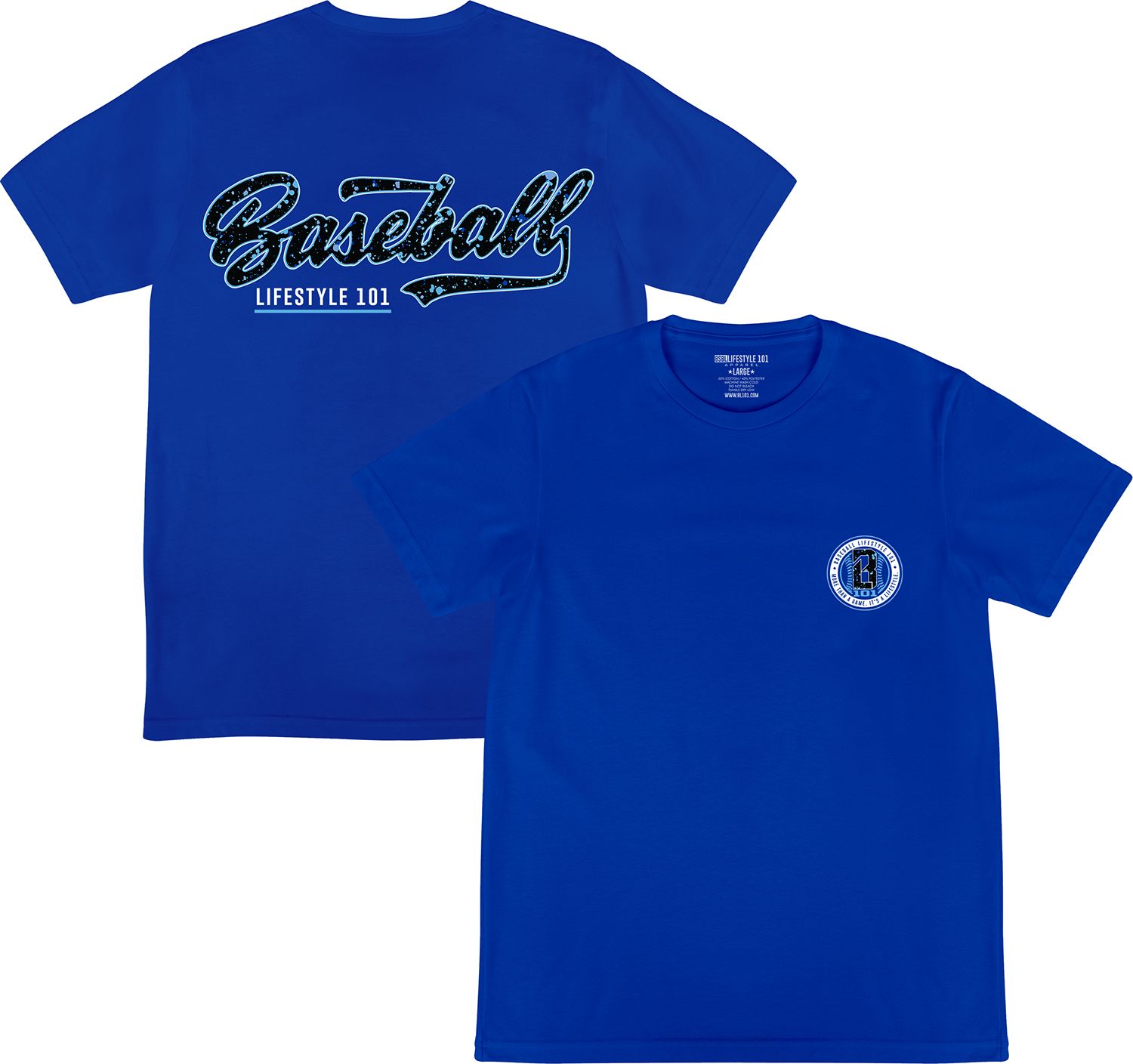 Baseball Lifestyle 101 Men's Splatter Shirt | Dick's Sporting Goods