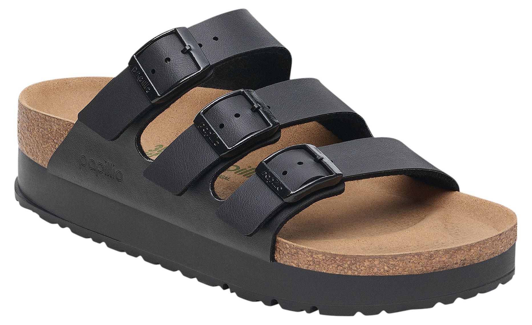 靴 plage BIRKENSTOCK 25BIRWWFLRDPLTFRMFOTA_Black_is