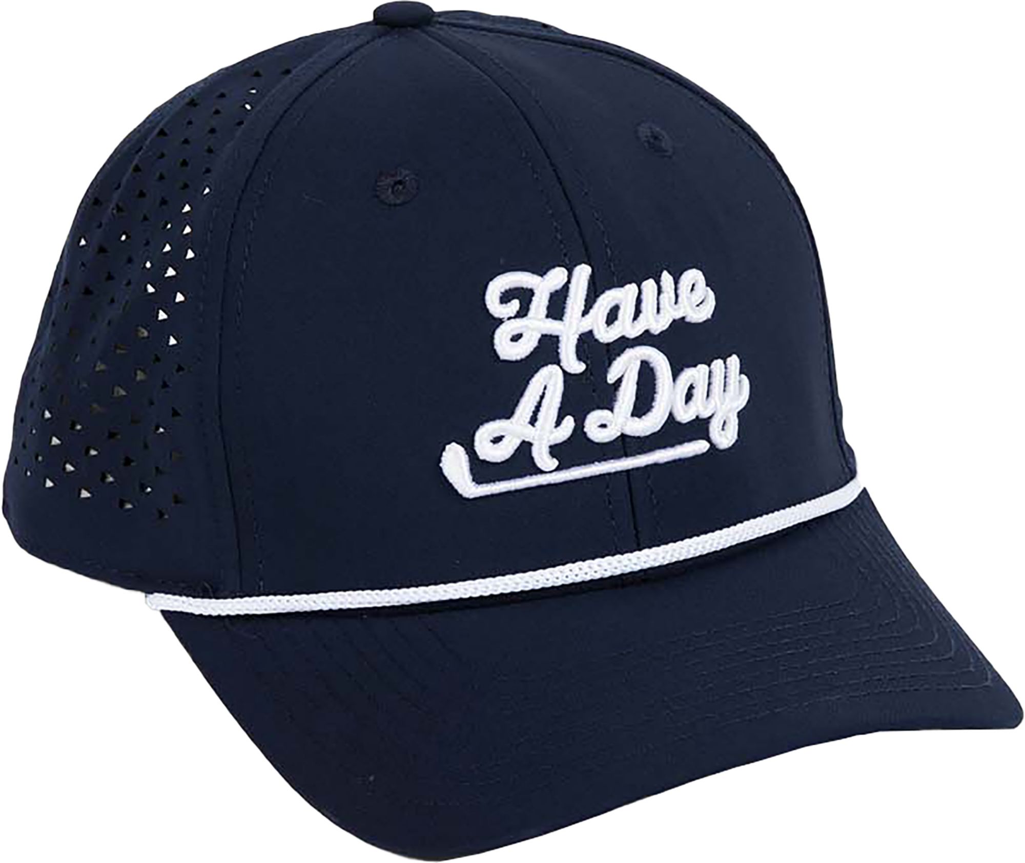 Breezy Golf Men's Have A Day Perforated Rope Golf Hat | Golf Galaxy