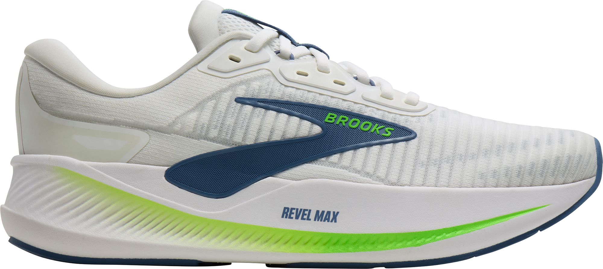 Brooks Revel 6 1103981D319 Green White Running Shoes Men\'s Size 10 D New Brooks Womens Revel 6 1203861B109 White Green Limited  main image 2