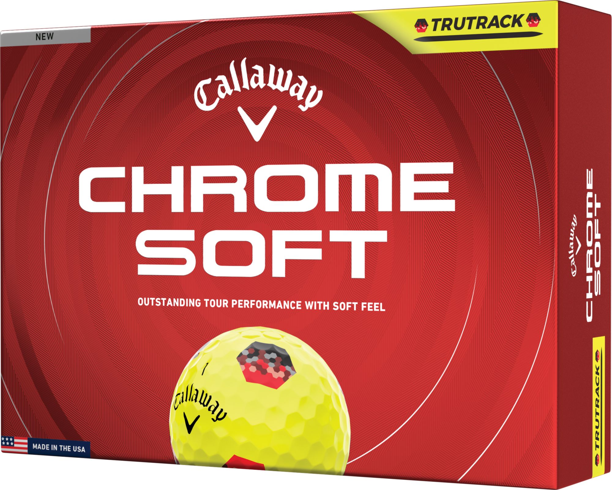 Callaway 2026 Chrome Soft TruTrack Golf Balls | Golf Galaxy