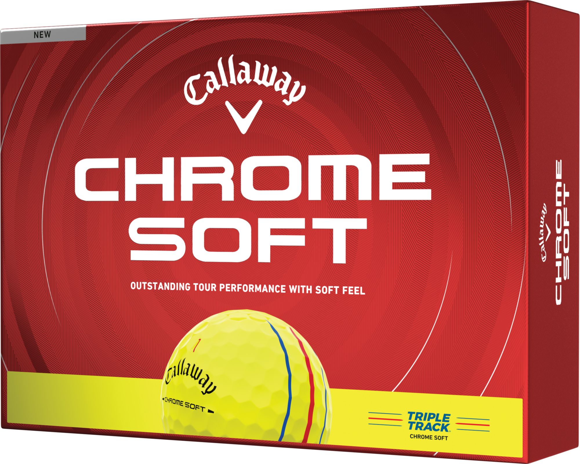 Callaway 2026 Chrome Soft Triple Track Golf Balls | Golf Galaxy