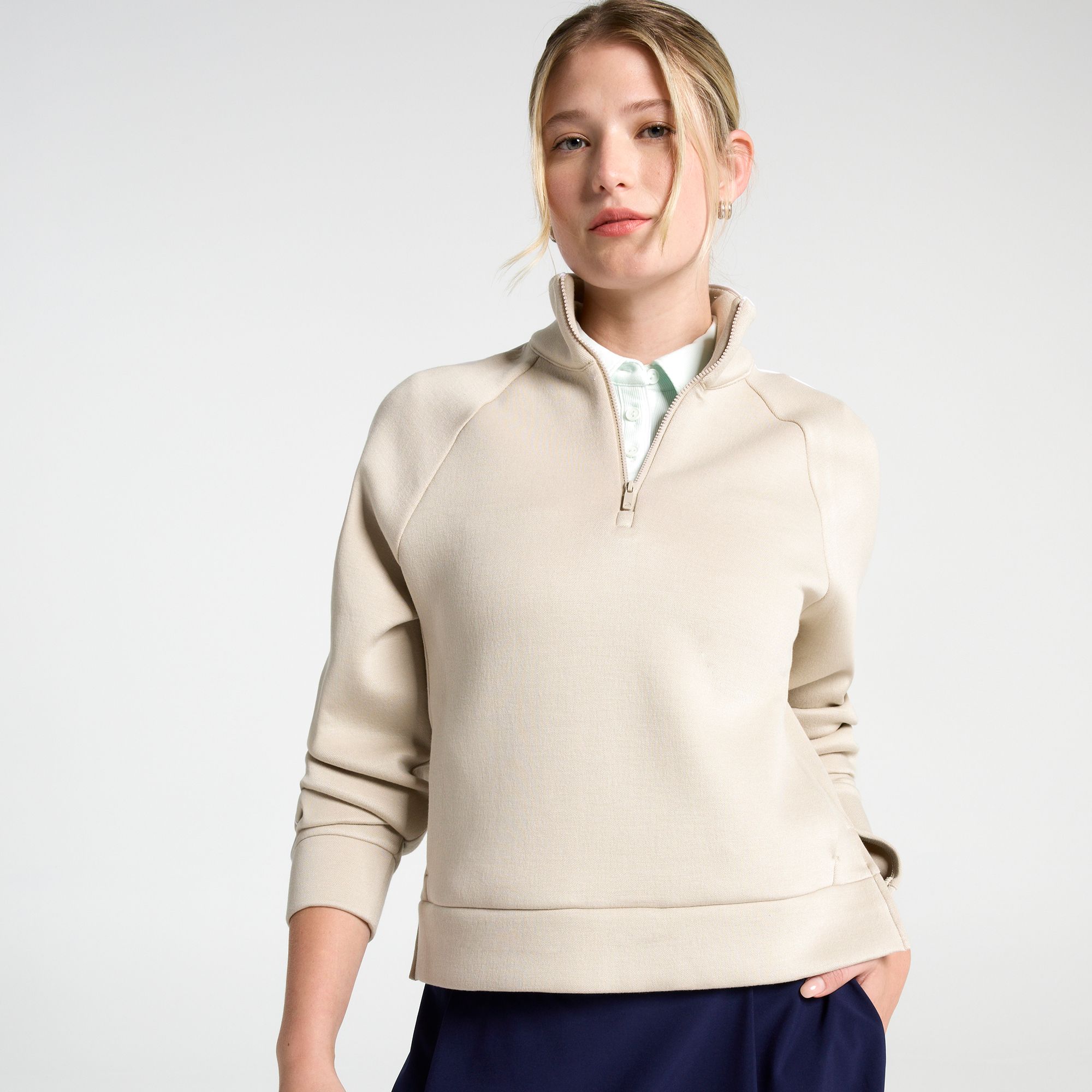 CALIA Women's Pique Soft Scuba 1/4 Zip Pullover | Golf Galaxy