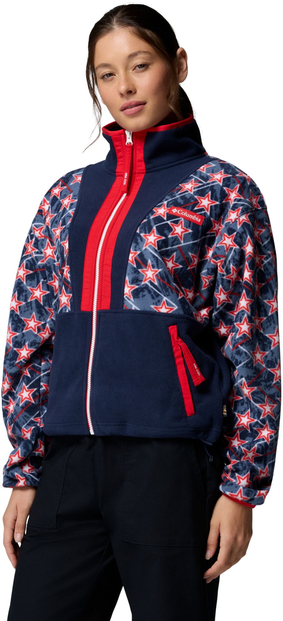 Columbia Women's Team USA 2026 Full Zip Fleece Jacket | Dick's