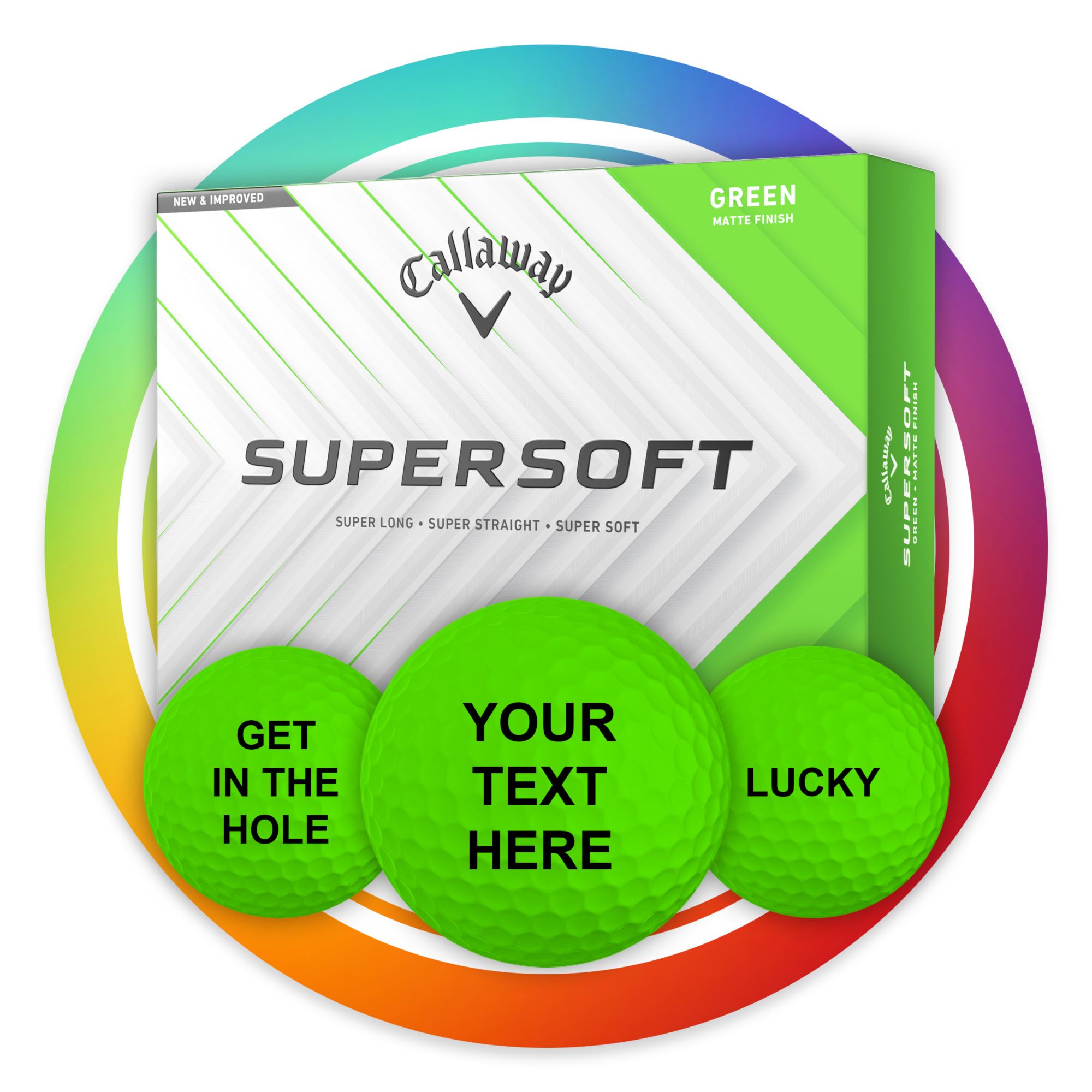 Callaway 2025 Supersoft Personalized Golf Balls | Golf Galaxy