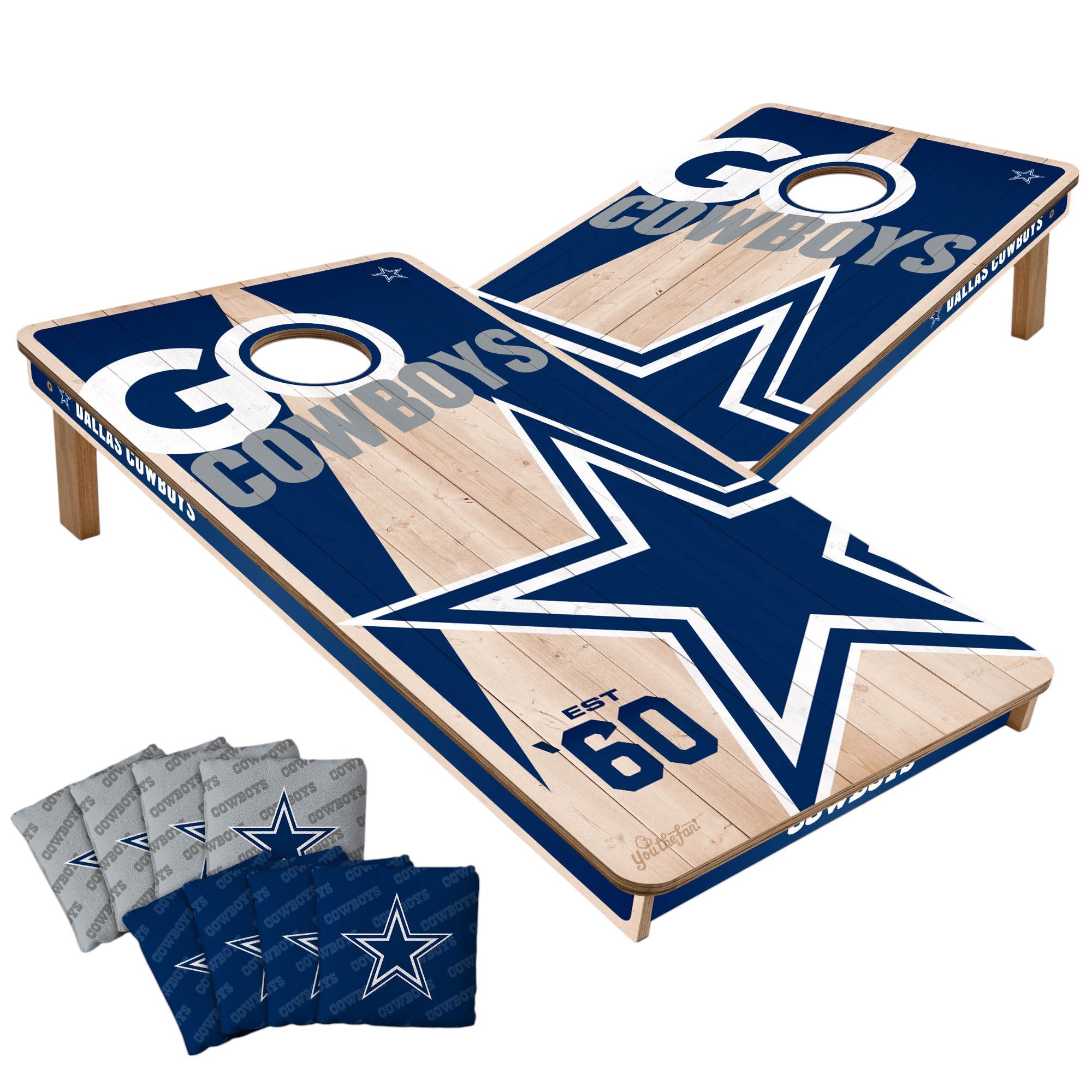 YouTheFan Dallas Cowboys 2' x 4' Cornhole Boards | Dick's Sporting