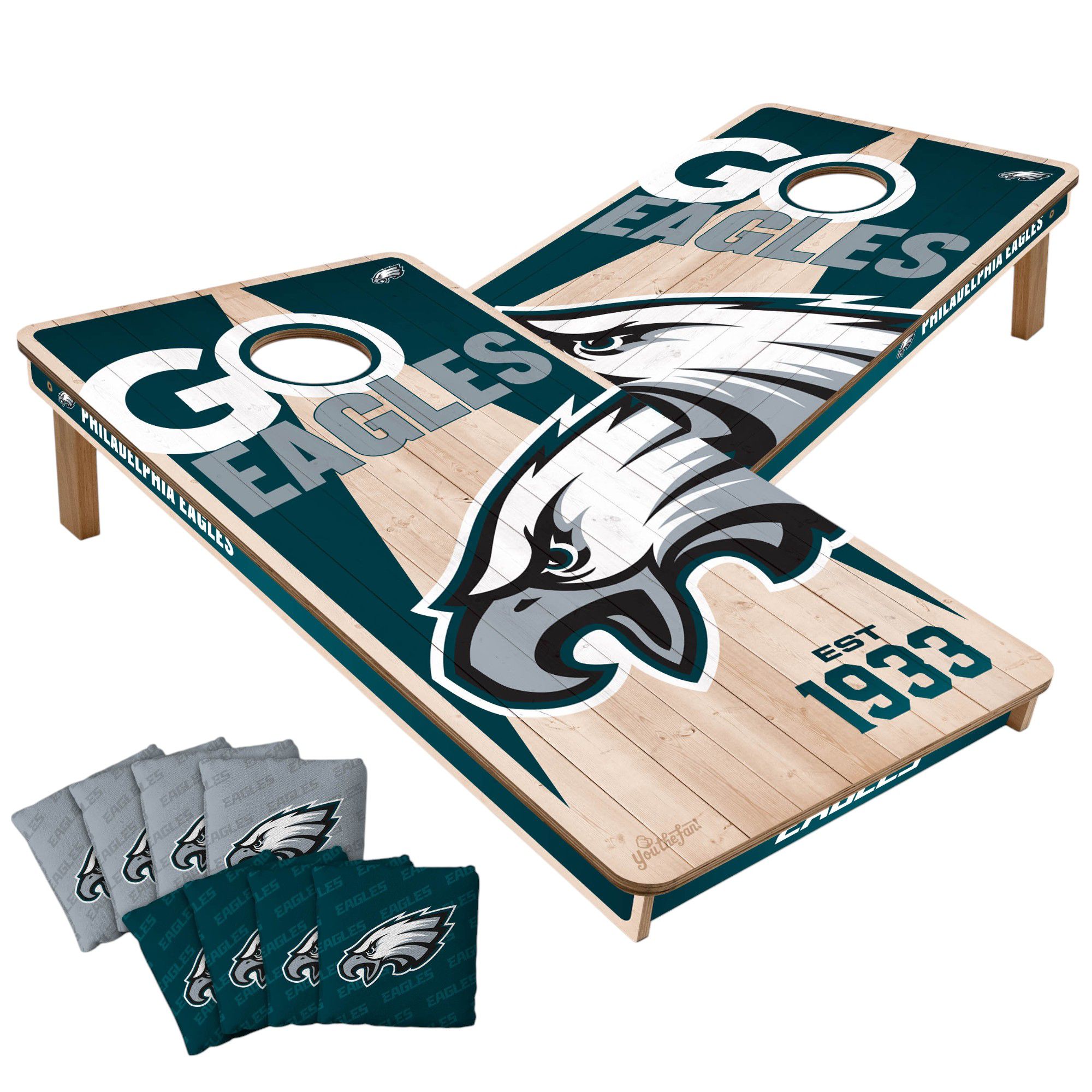 YouTheFan Philadelphia Eagles 2' x 4' Cornhole Boards | Dick's