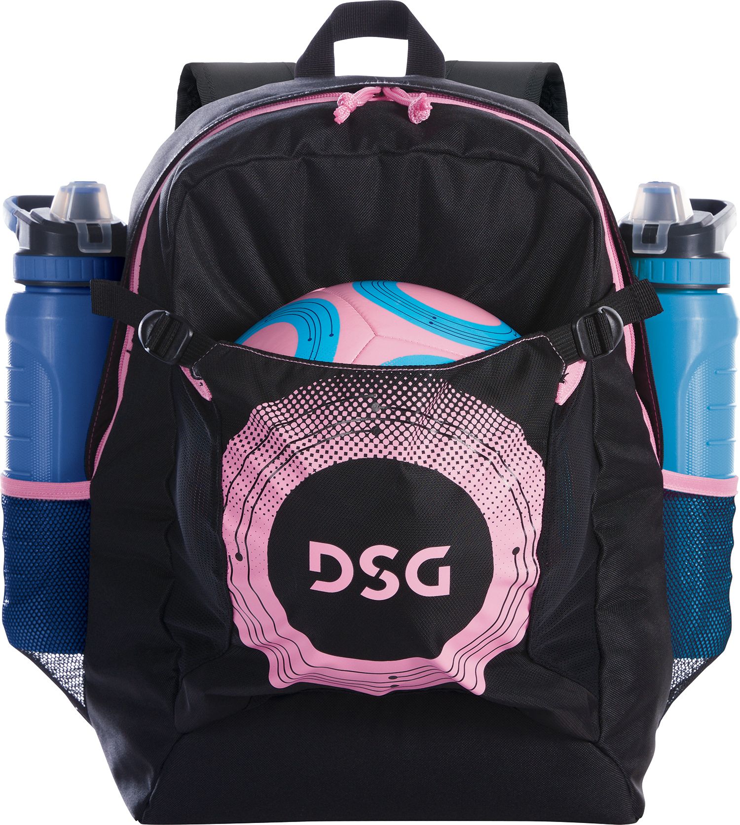 dsg mini backpack MADISON & DAKOTA Canvas for Everyday & Day Pack Rucksack in Solid Color Blocks (Black) Transparent Pvc Backpack With Black Trim And Straps Kipling Women's City Pack Small