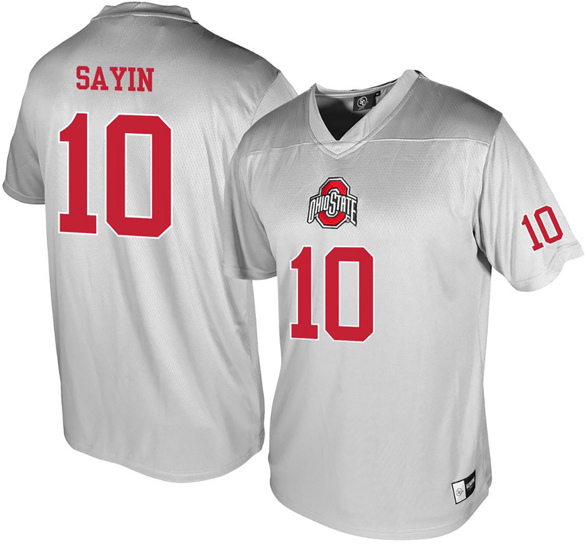 Genuine Collective Men's Ohio State Buckeyes Julian Sayin #10 Grey