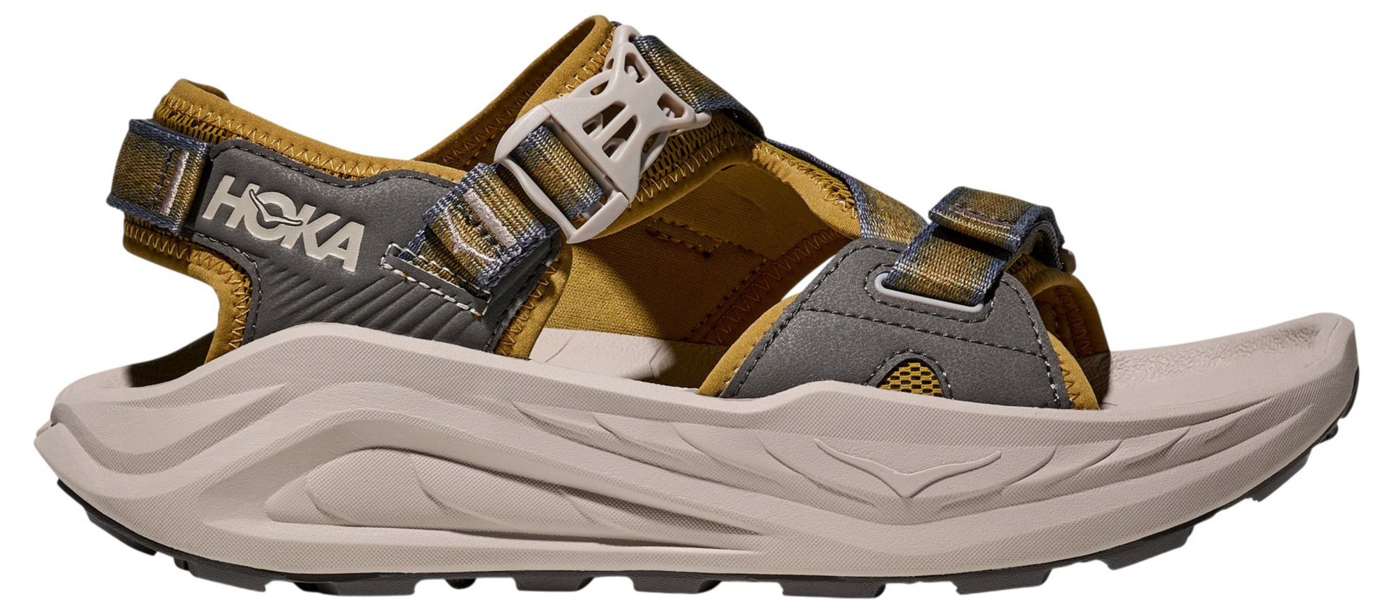 Hoka One One Kids Infini Hike TC Sandal - Brown/Yellow Hoka Infini Hike TC Sandal Women main image 4