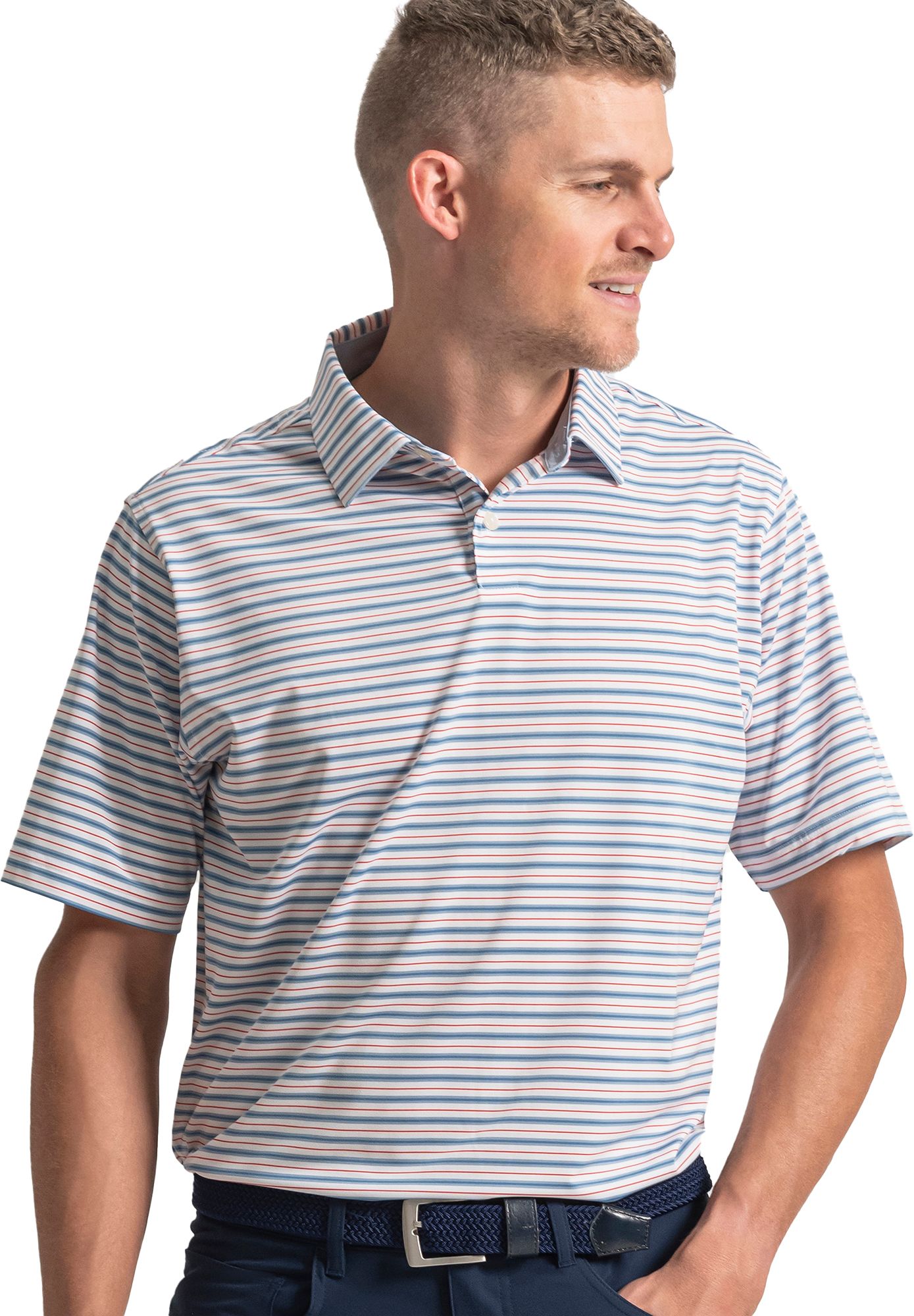 Design ボーダー柄 FootJoy Vokey ポロシャツ