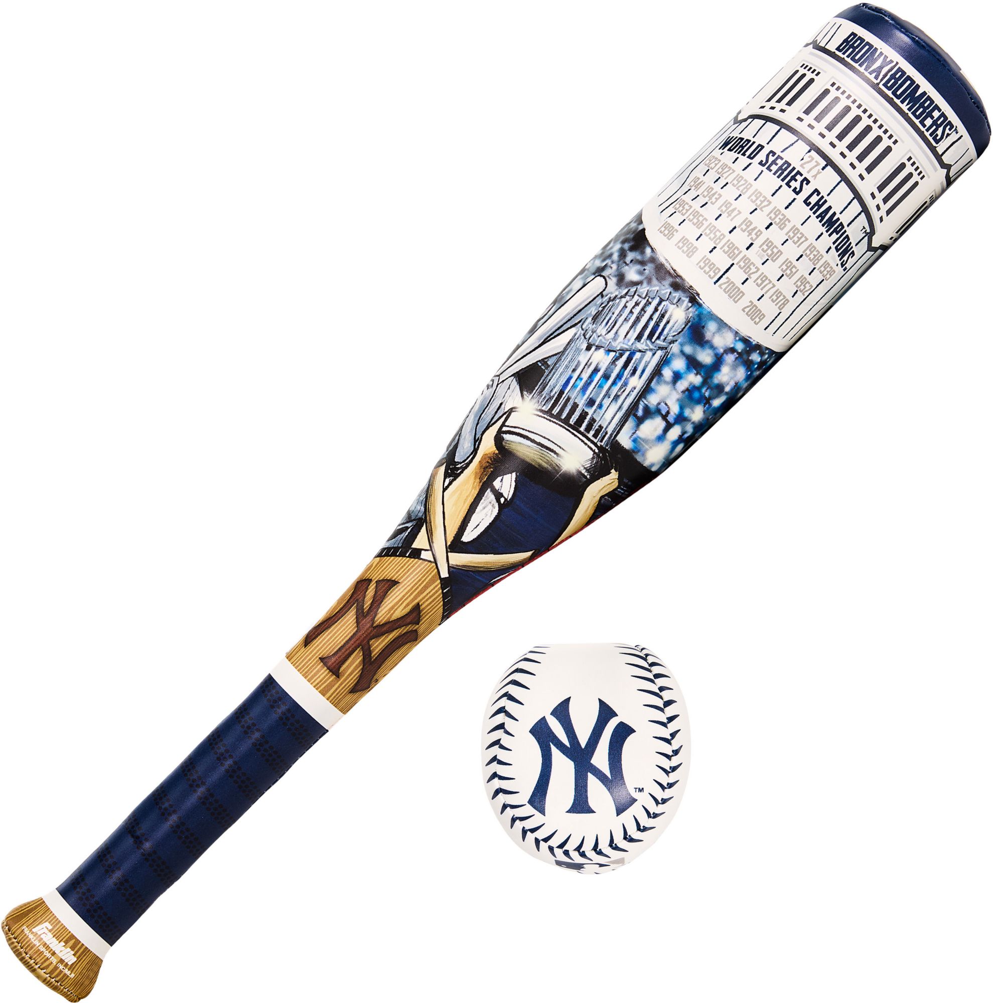 Franklin New York Yankees Club Culture Soft Bat and Ball Set