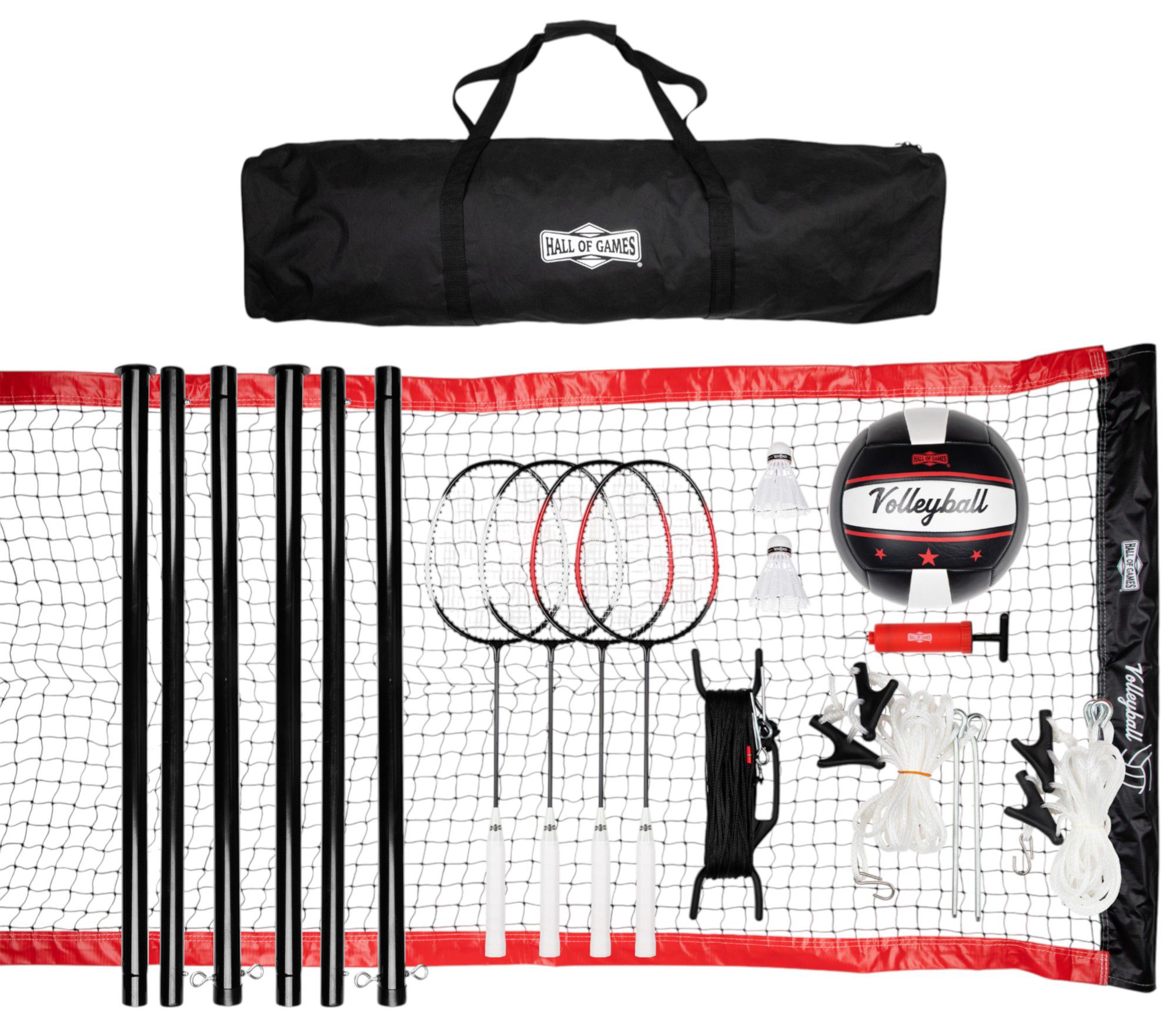 Hall of Games 32' Volleyball and Badminton Set | Dick's Sporting Goods
