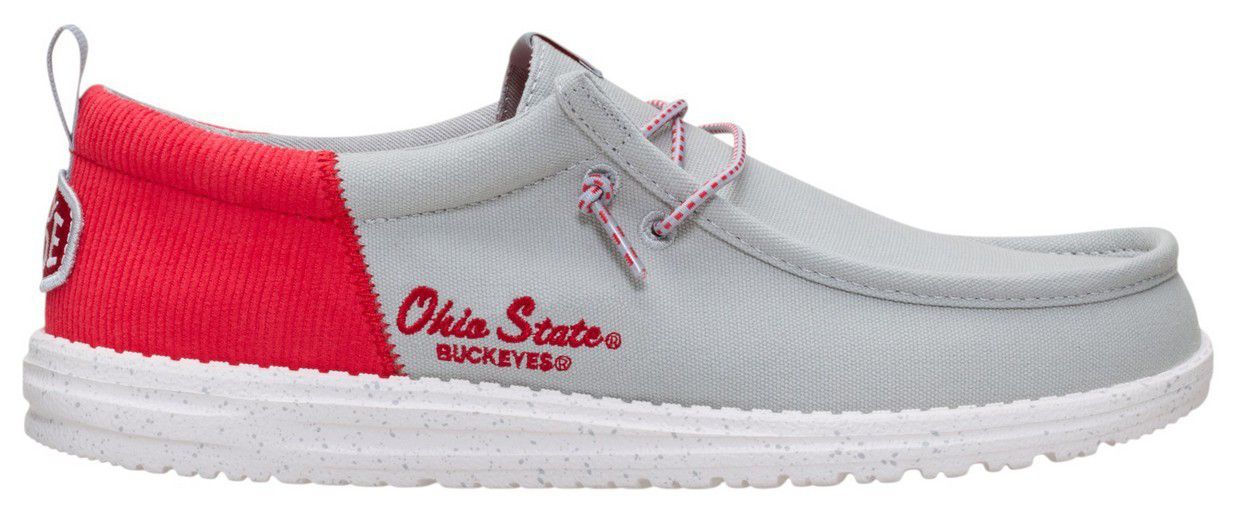 Hey Dude Men's Wally Funk Ohio State Buckeyes Shoes | Dick's
