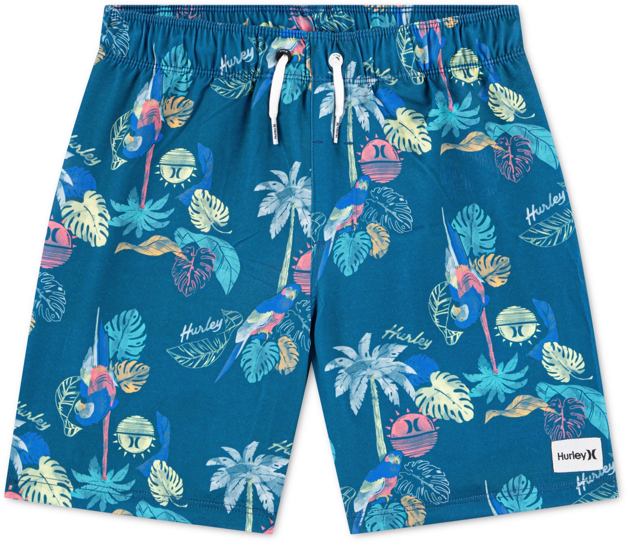 Hurley Boys' Parrot-Dise Pull On Swim Shorts | Dick's Sporting Goods