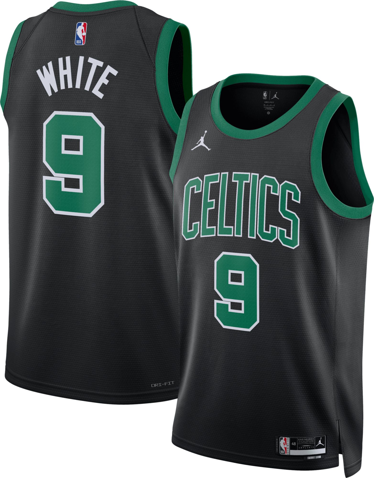 Jordan Adult Boston Celtics Derrick White #9 Swingman Statement