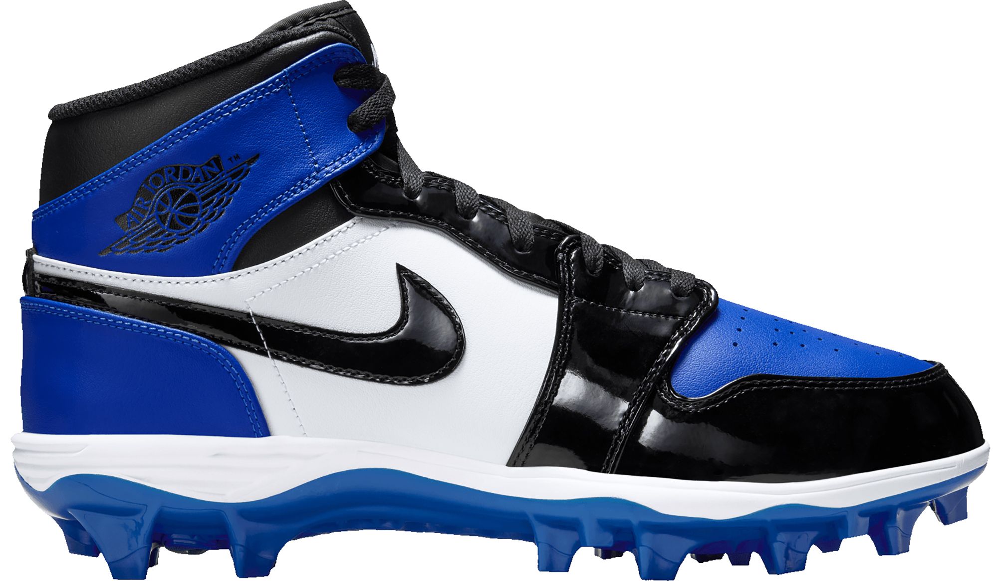 Nike Air Jordan 1 Mid Football Cleats Size 11 Jordan AJ 1 Mid Cleats - Boys main image 2