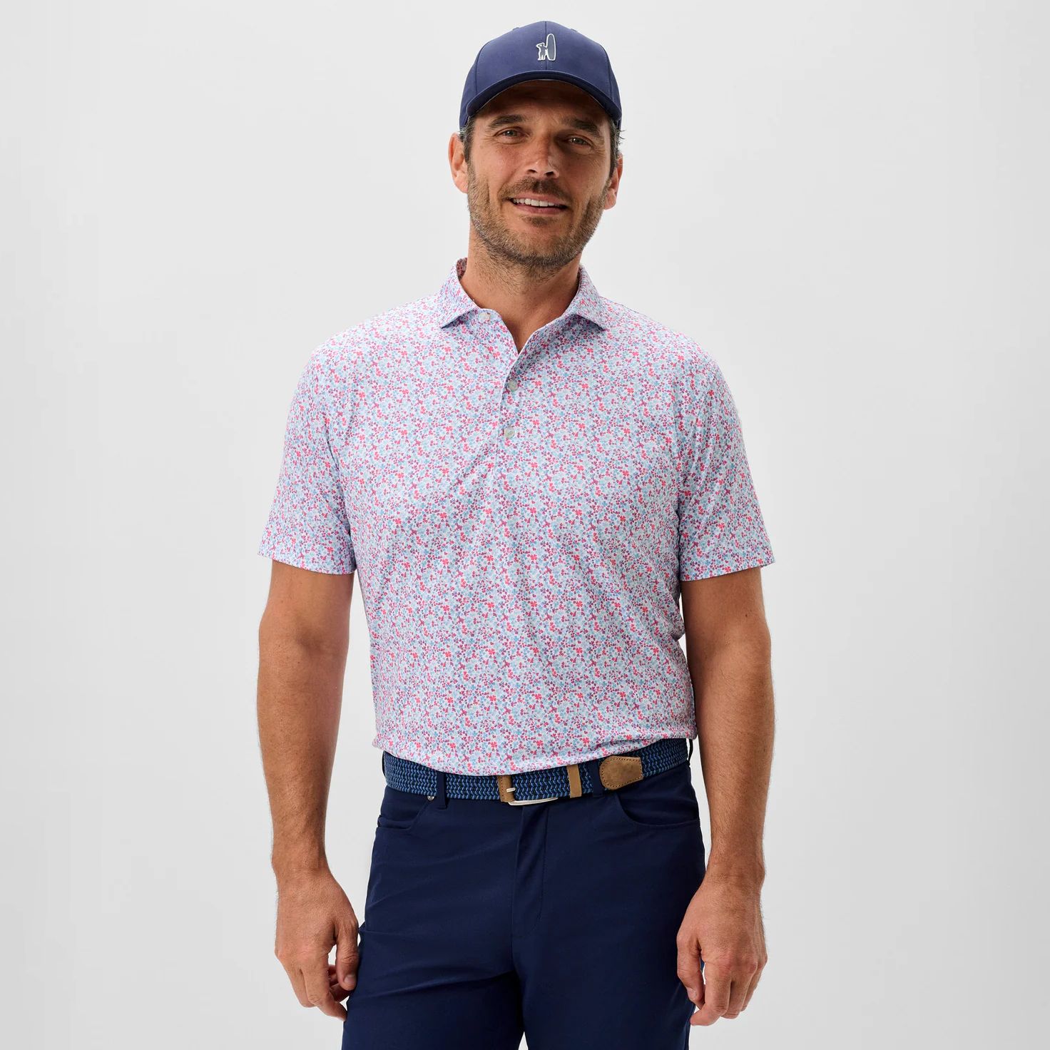 Johnnie-O Men's Charmer Performance Jersey Golf Polo | Golf Galaxy