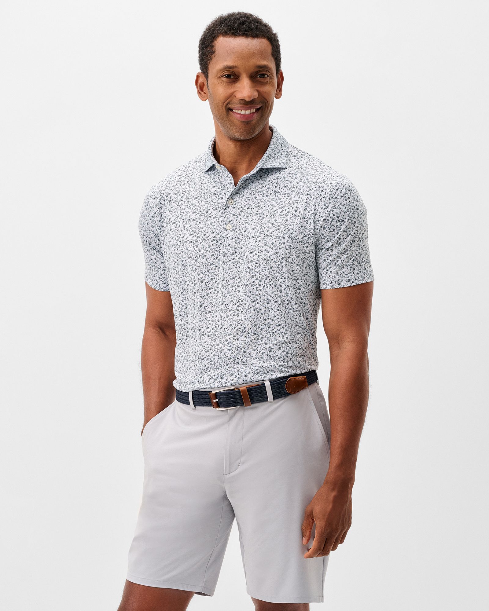Johnnie-O Men's Marietta Featherweight Performance Jersey Golf