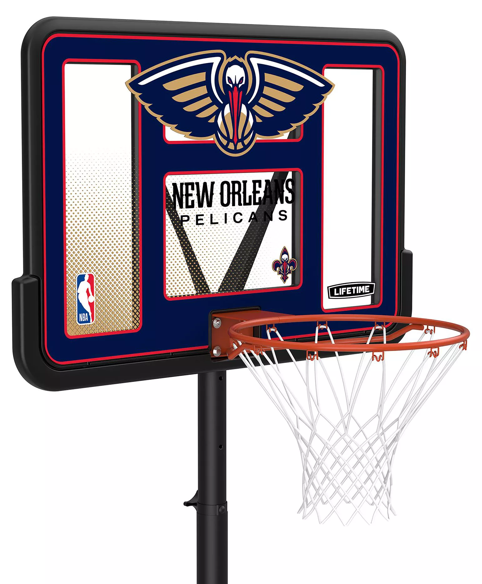 Lifetime 44" NBA Shatterproof Fusion Portable Basketball Hoop