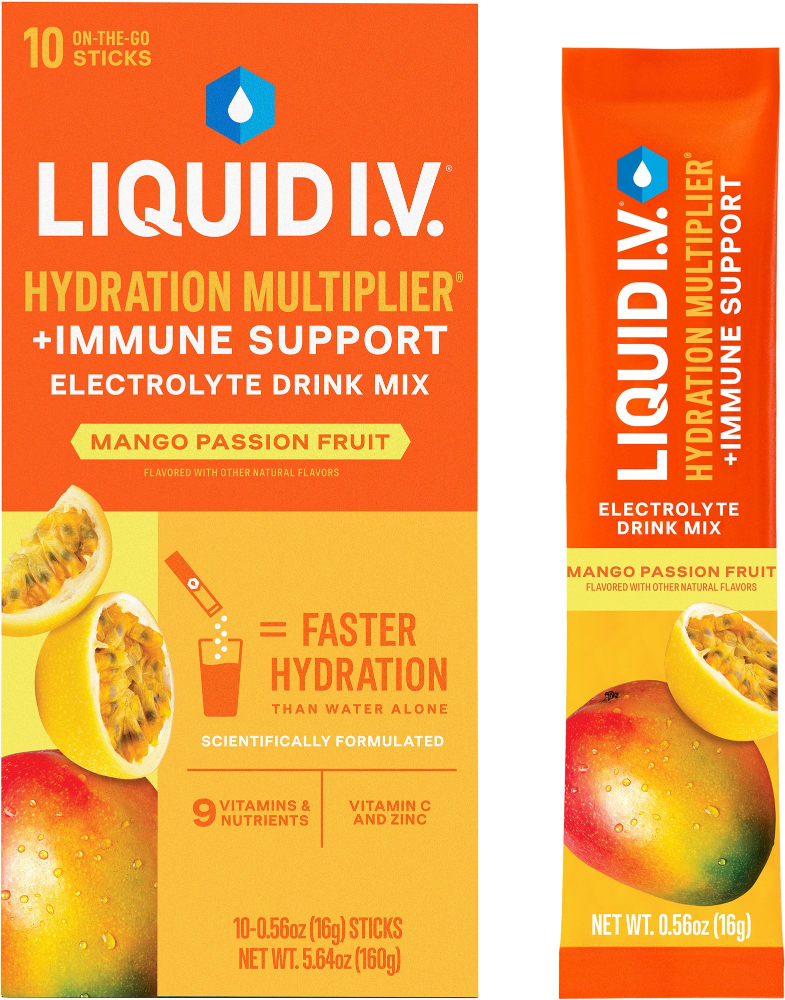 Liquid I.V. Hydration Multiplier + Immune Support – 10 Pack