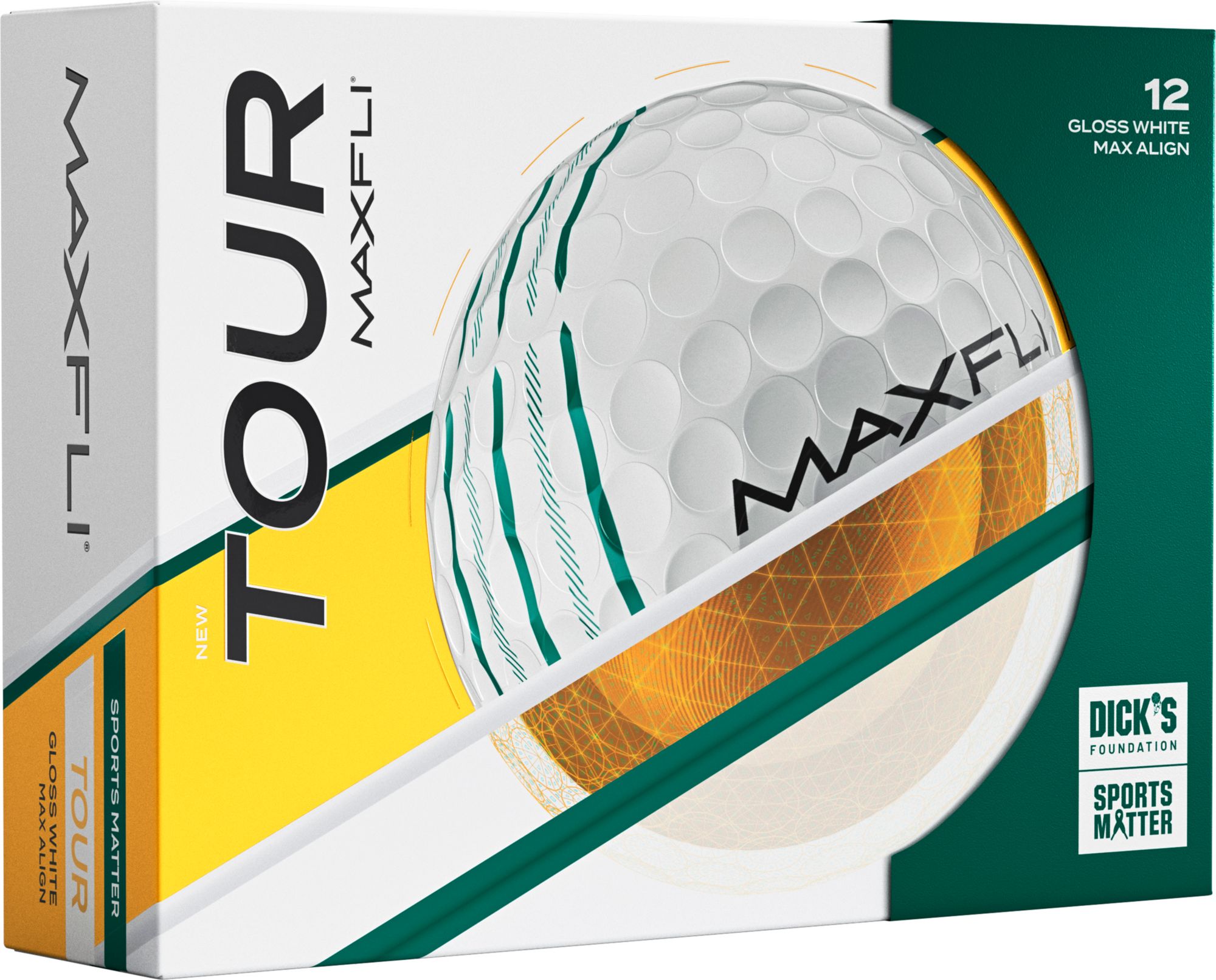 Maxfli Tour Max Align Sports Matter Golf Balls | Dick's Sporting Goods