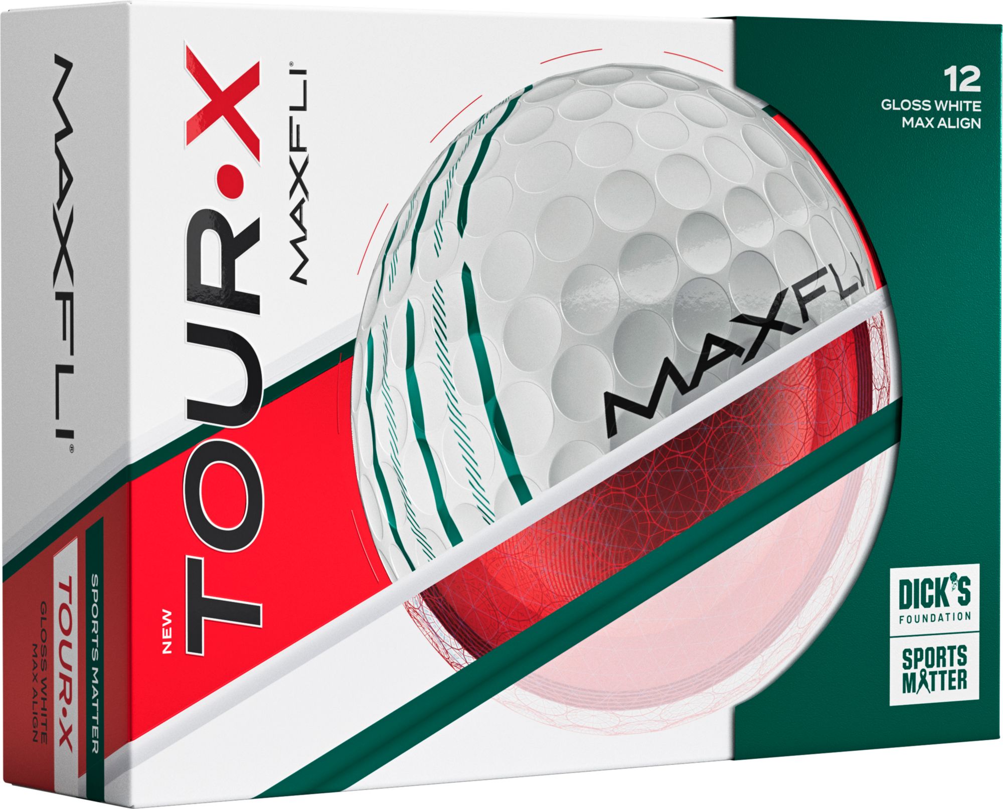 Maxfli Tour X Max Align Sports Matter Golf Balls | Golf Galaxy