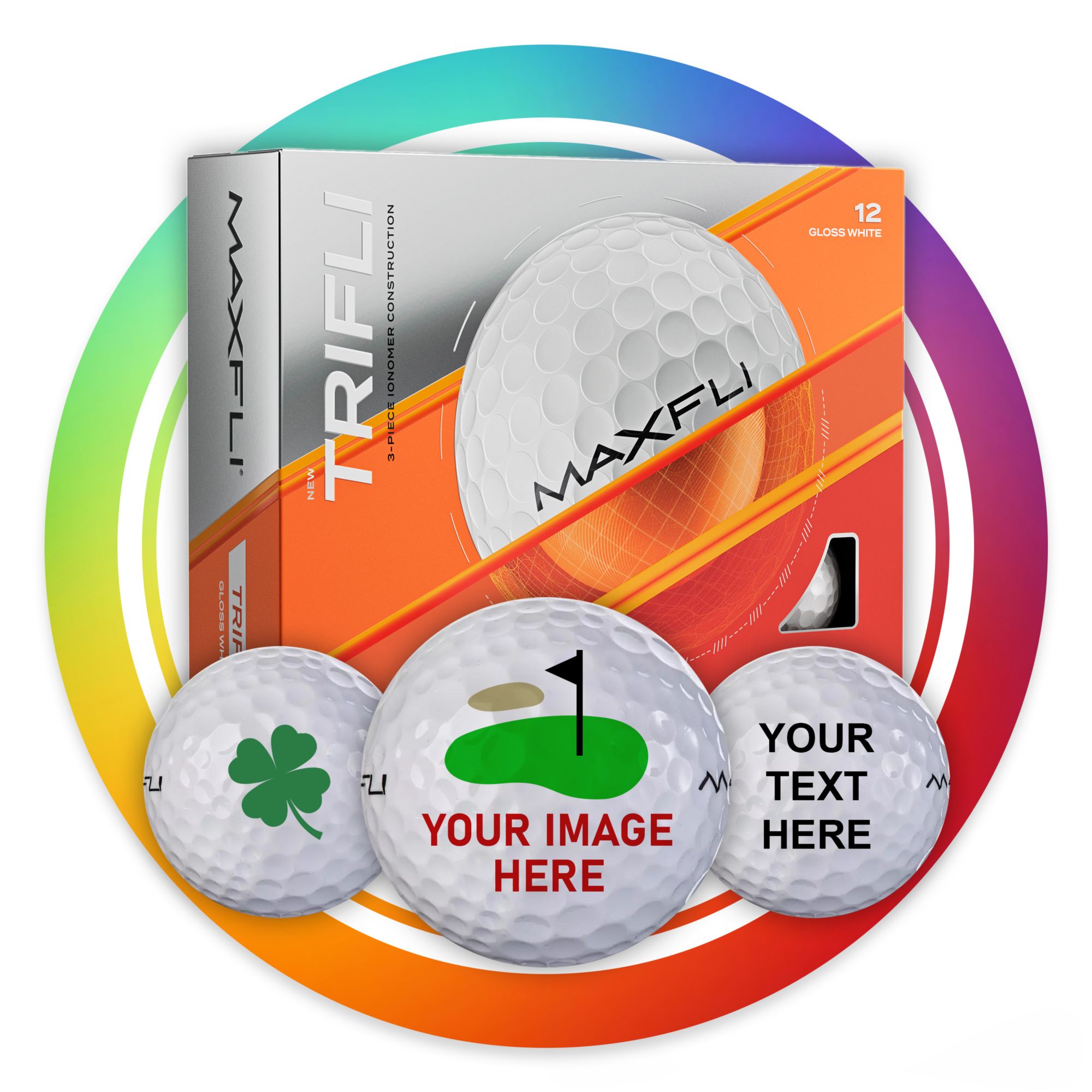 Maxfli Trifli Personalized Golf Balls | Dick's Sporting Goods