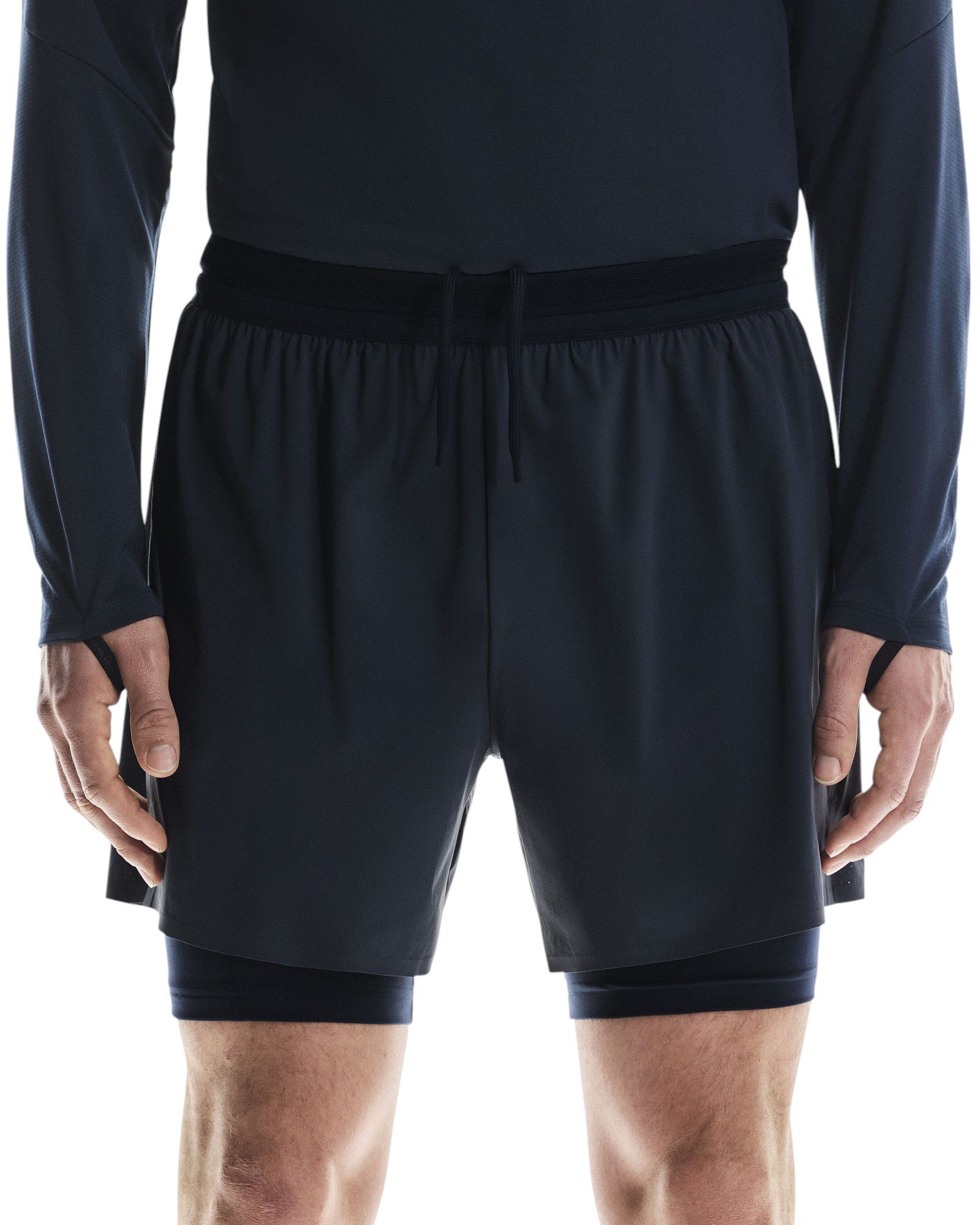 On Men’s 5” Performance 1/2 Shorts S On Men's 5'' Performance 2-in-1 Shorts | Dick's Sporting Goods