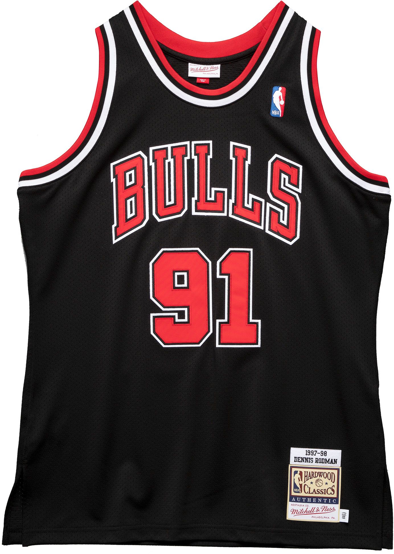 Mitchell & Ness Adult 1997-1998 Chicago Bulls Dennis Rodman #91
