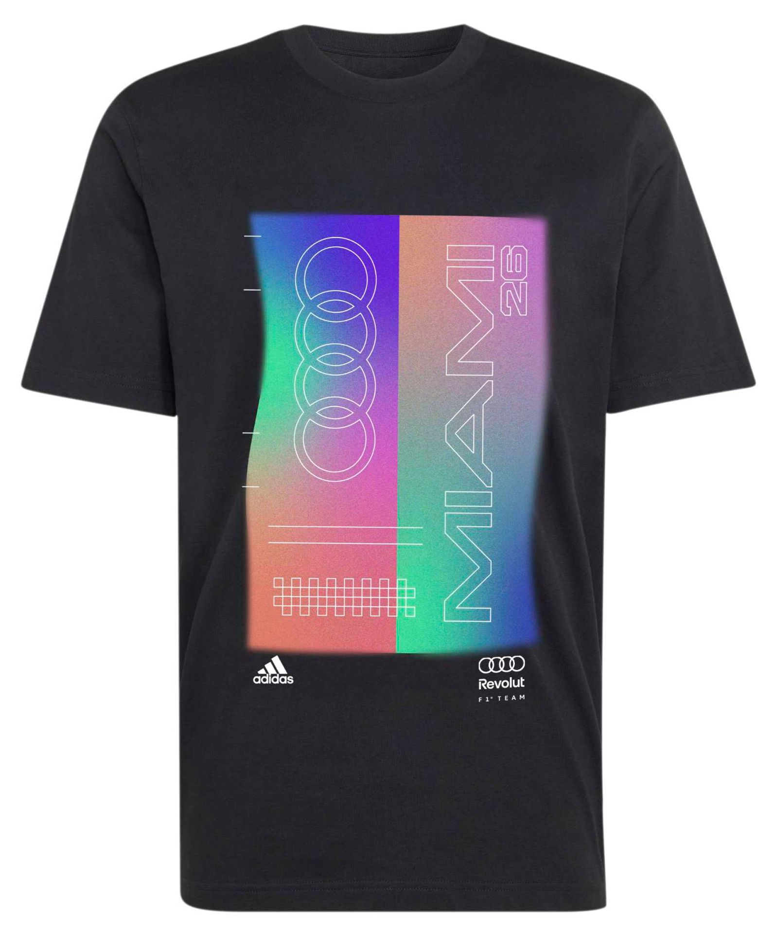 adidas Men's F1 Audi Miami 2026 Black T-Shirt | Dick's Sporting Goods