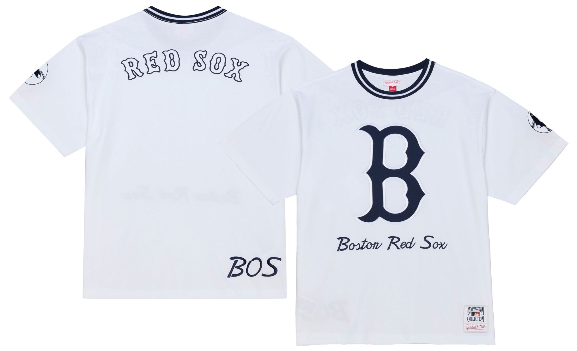 Mitchell & Ness Men's Boston Red Sox Arctic White T-Shirt | Dick's