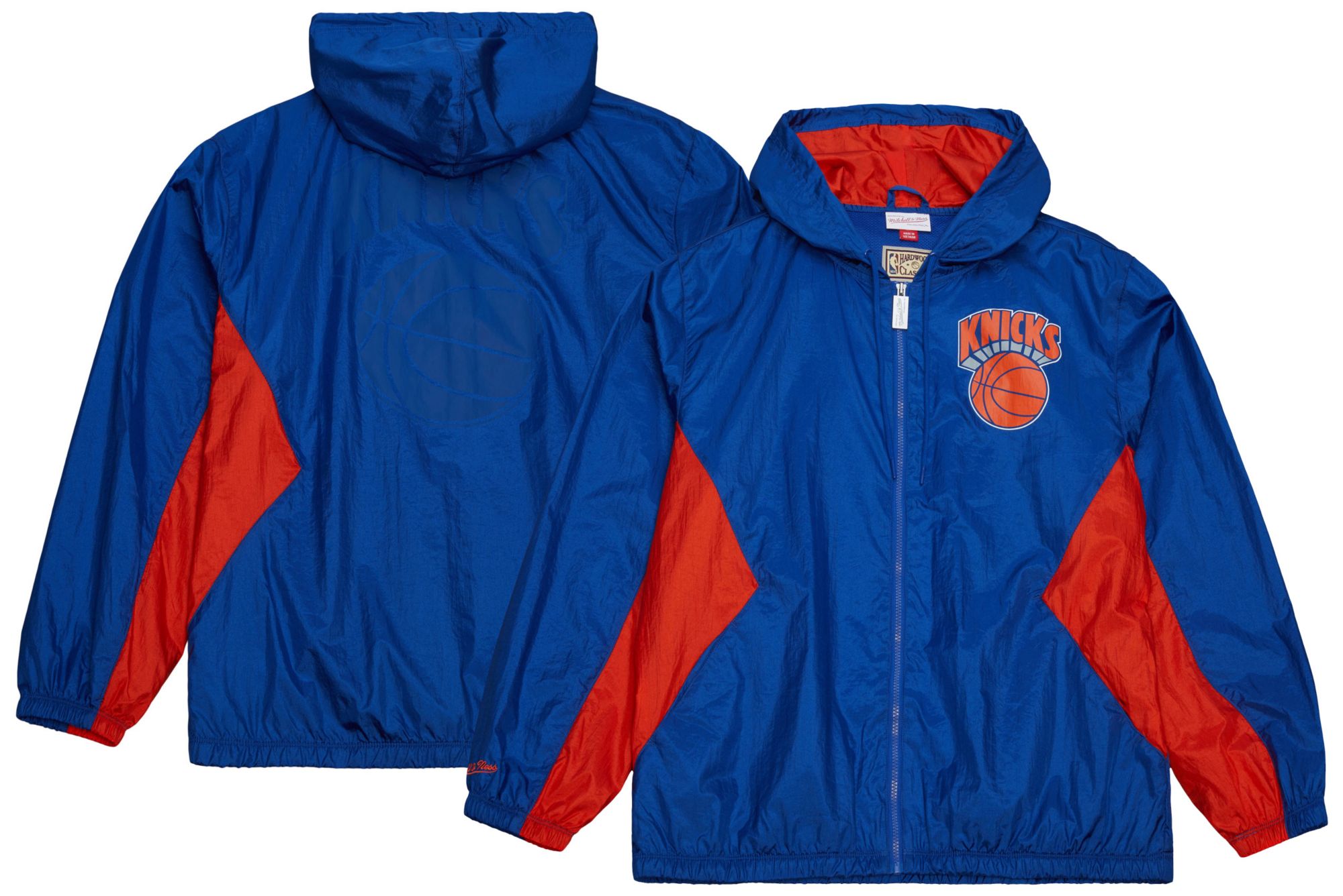 Mitchell & Ness Men's New York Knicks Royal Playmaker Full-Zip