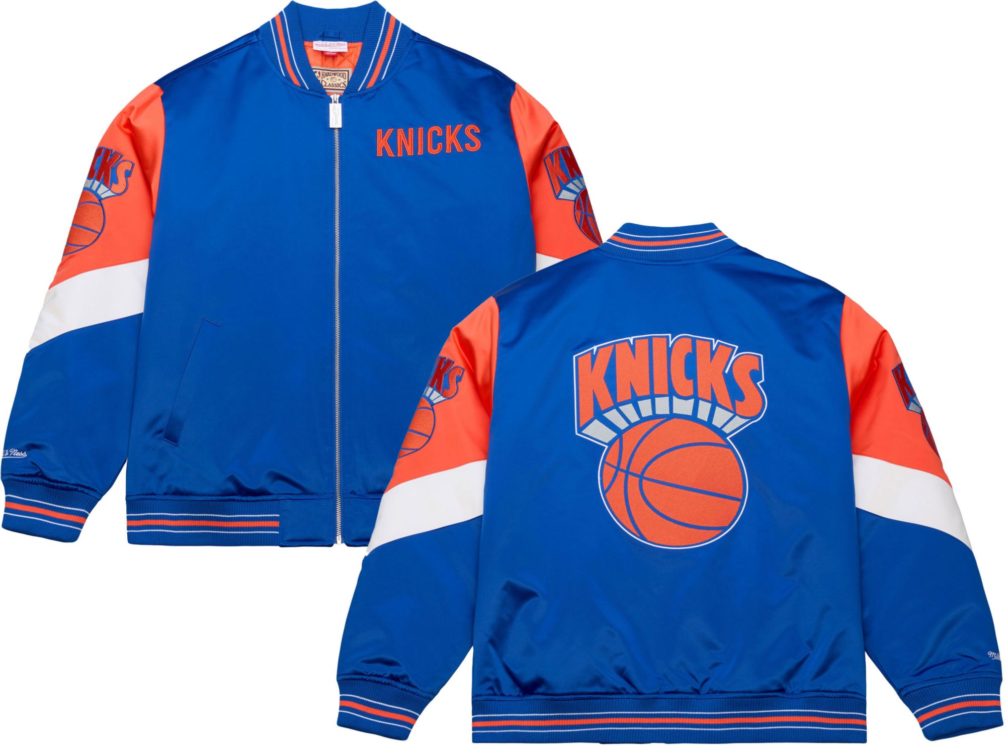 Mitchell & Ness Men's New York Knicks Royal Throw It Back Full-Zip