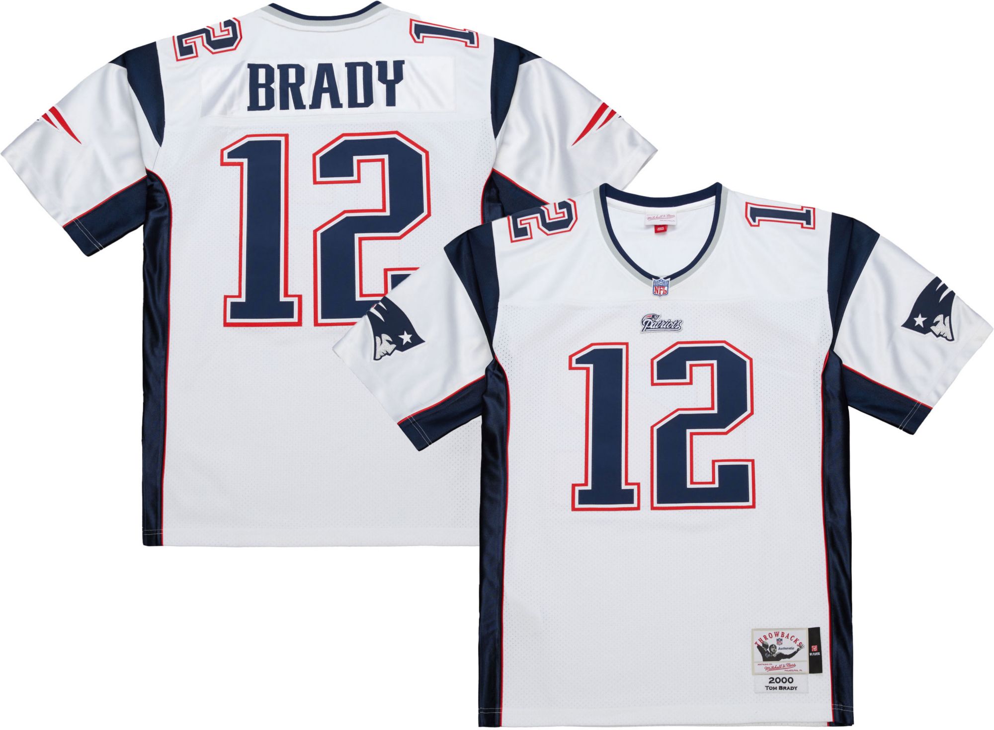 Mitchell & Ness Men's 2000 New England Patriots Tom Brady #12