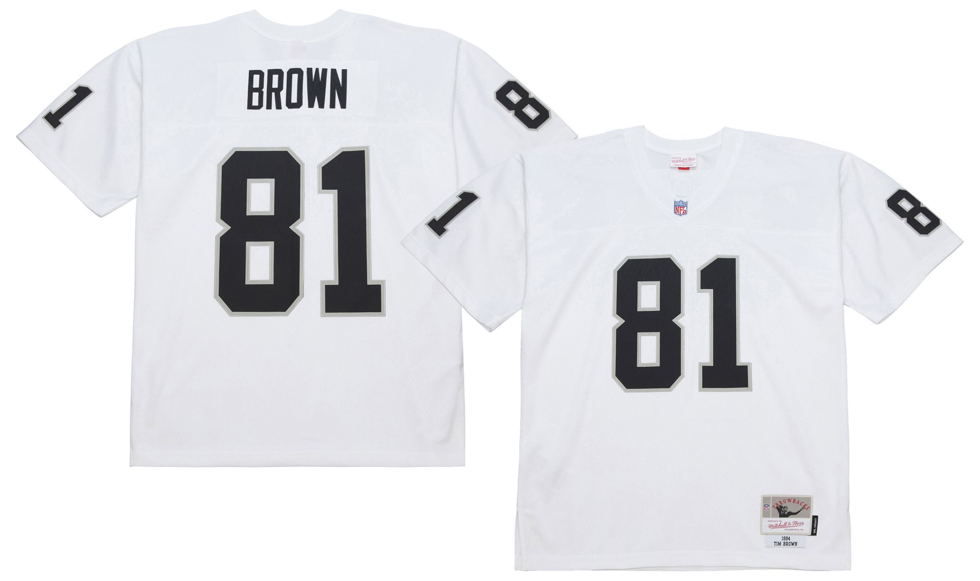 Mitchell & Ness Men's Las Vegas Raiders Tim Brown #81 White 1994