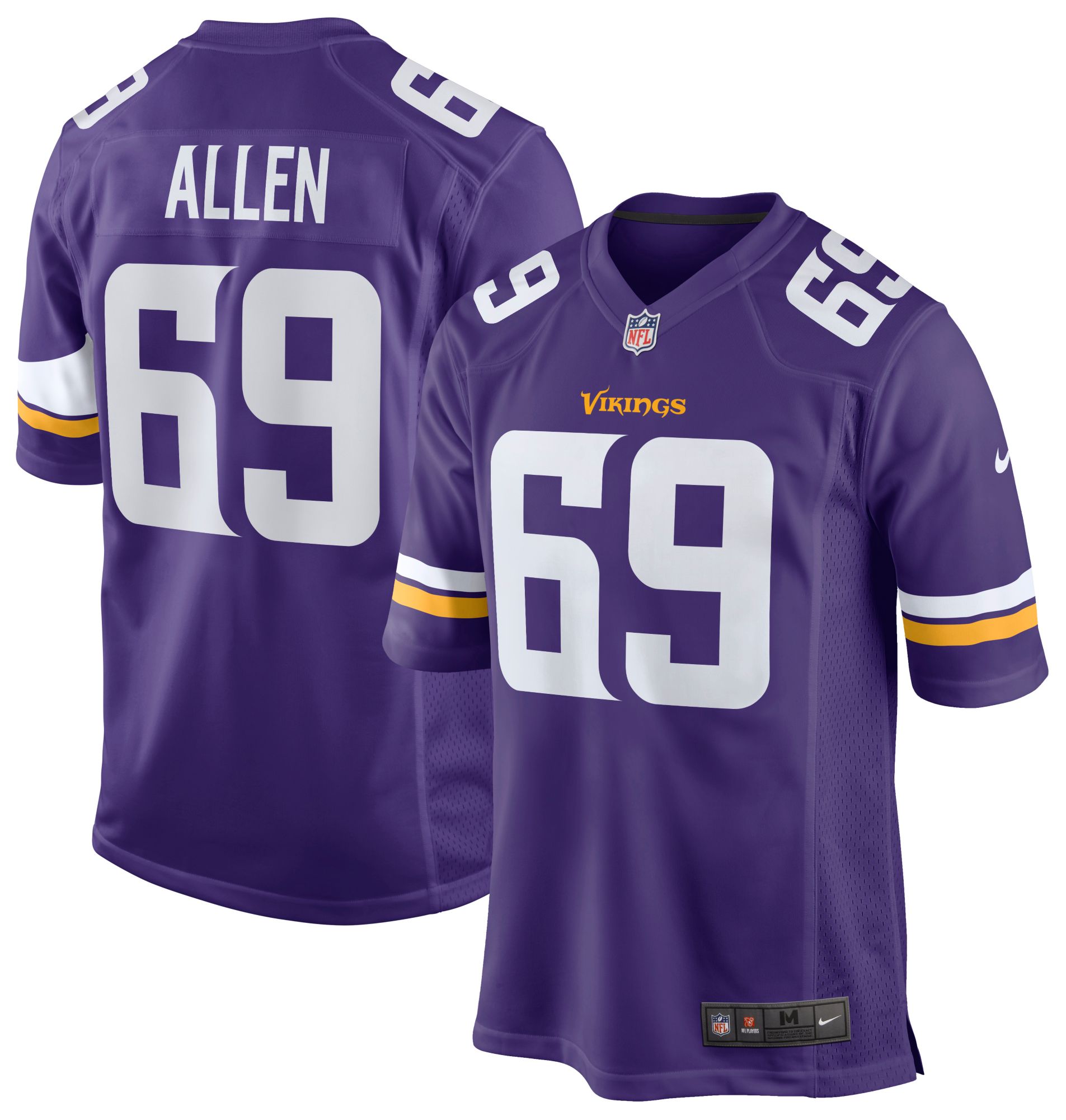 Mitchell & Ness Men's Minnesota Vikings Jared Allen #69 Purple
