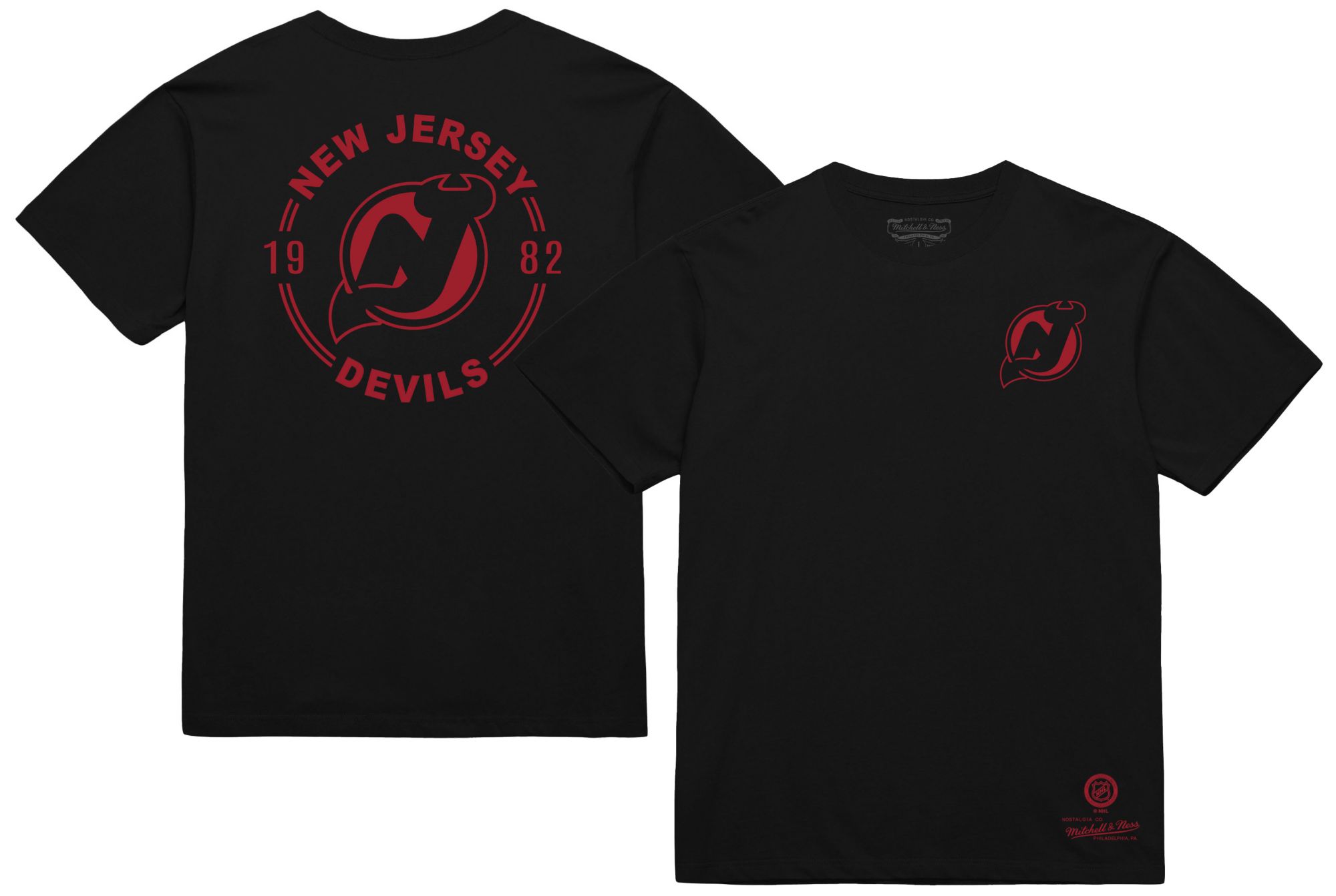 Mitchell & Ness Men's New Jersey Devils Black Penalty Box 3 Short