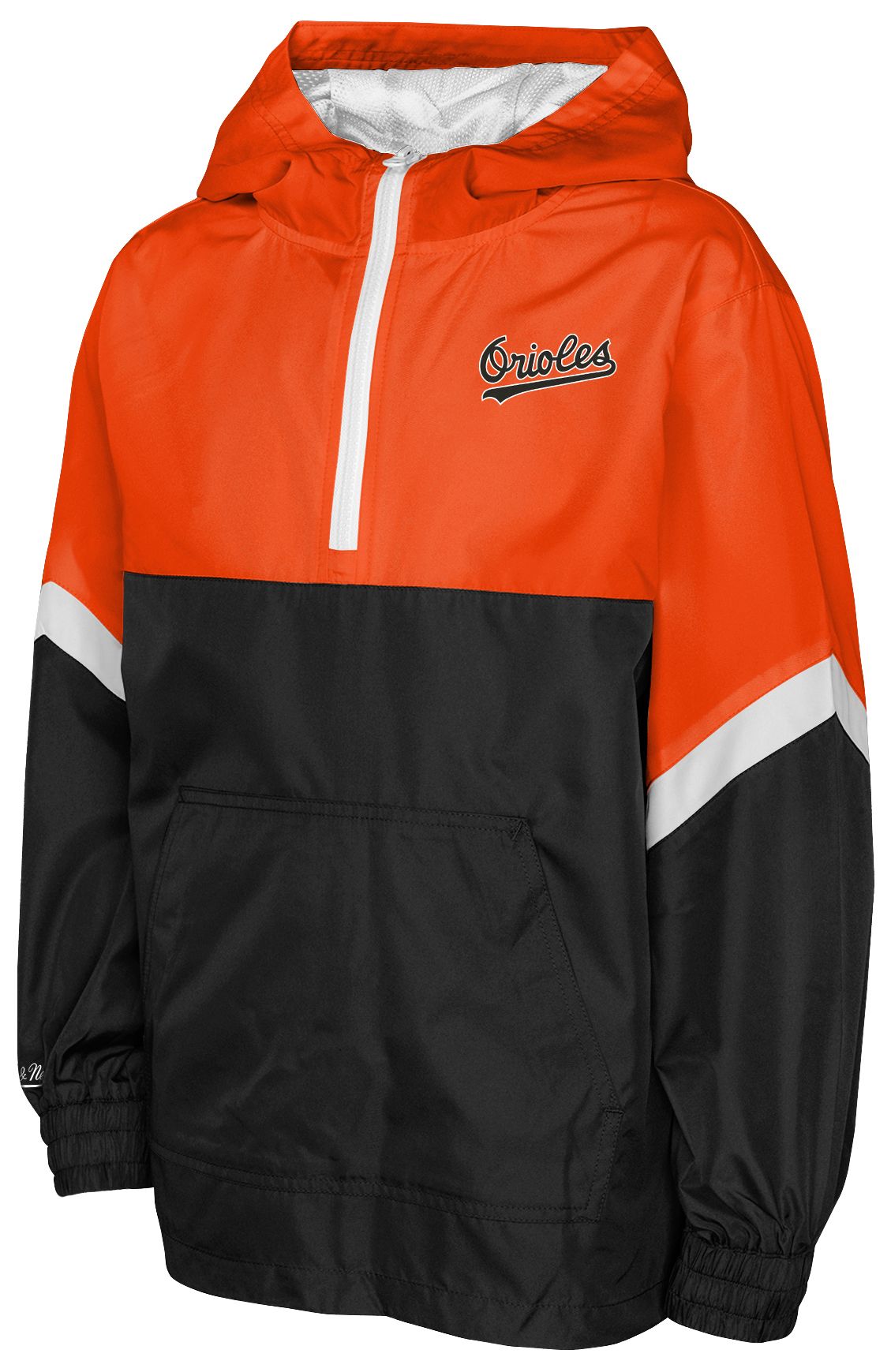 Mitchell & Ness Youth Baltimore Orioles Orange Anorak Windbreaker