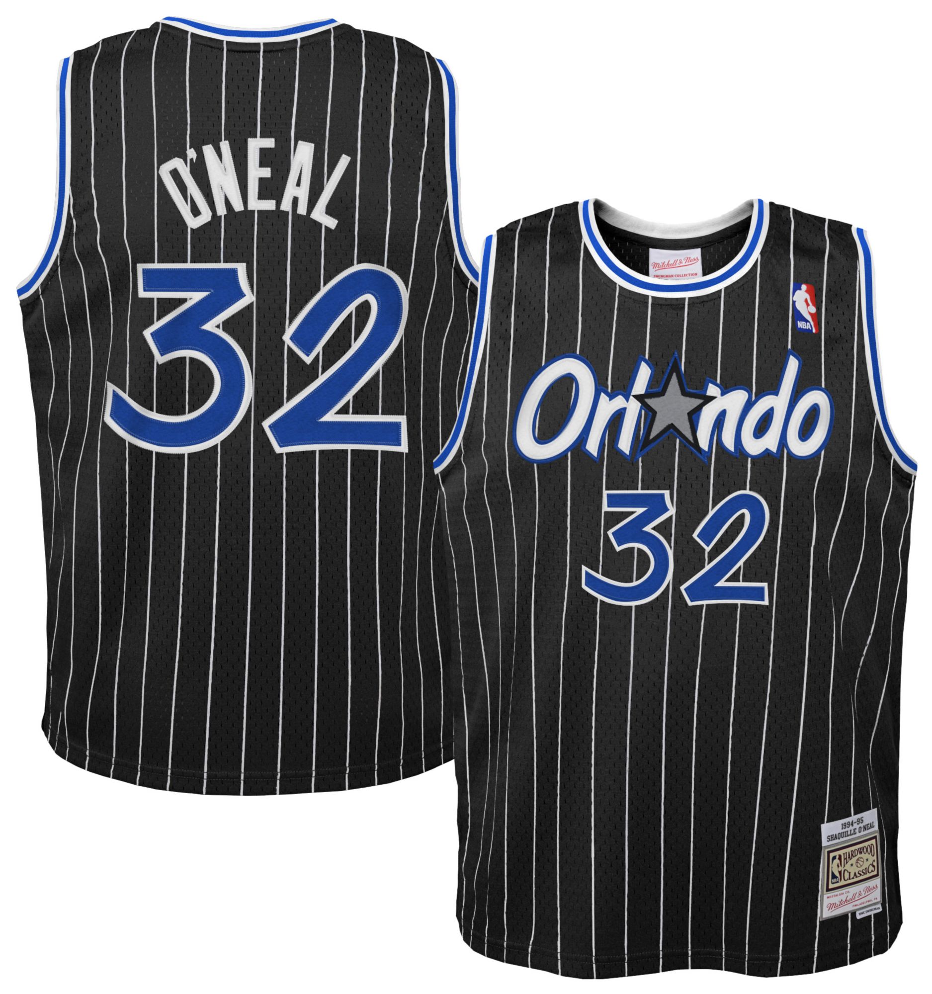 Mitchell & Ness Youth Orlando Magic Shaquille O'Neal #32 Black HWC
