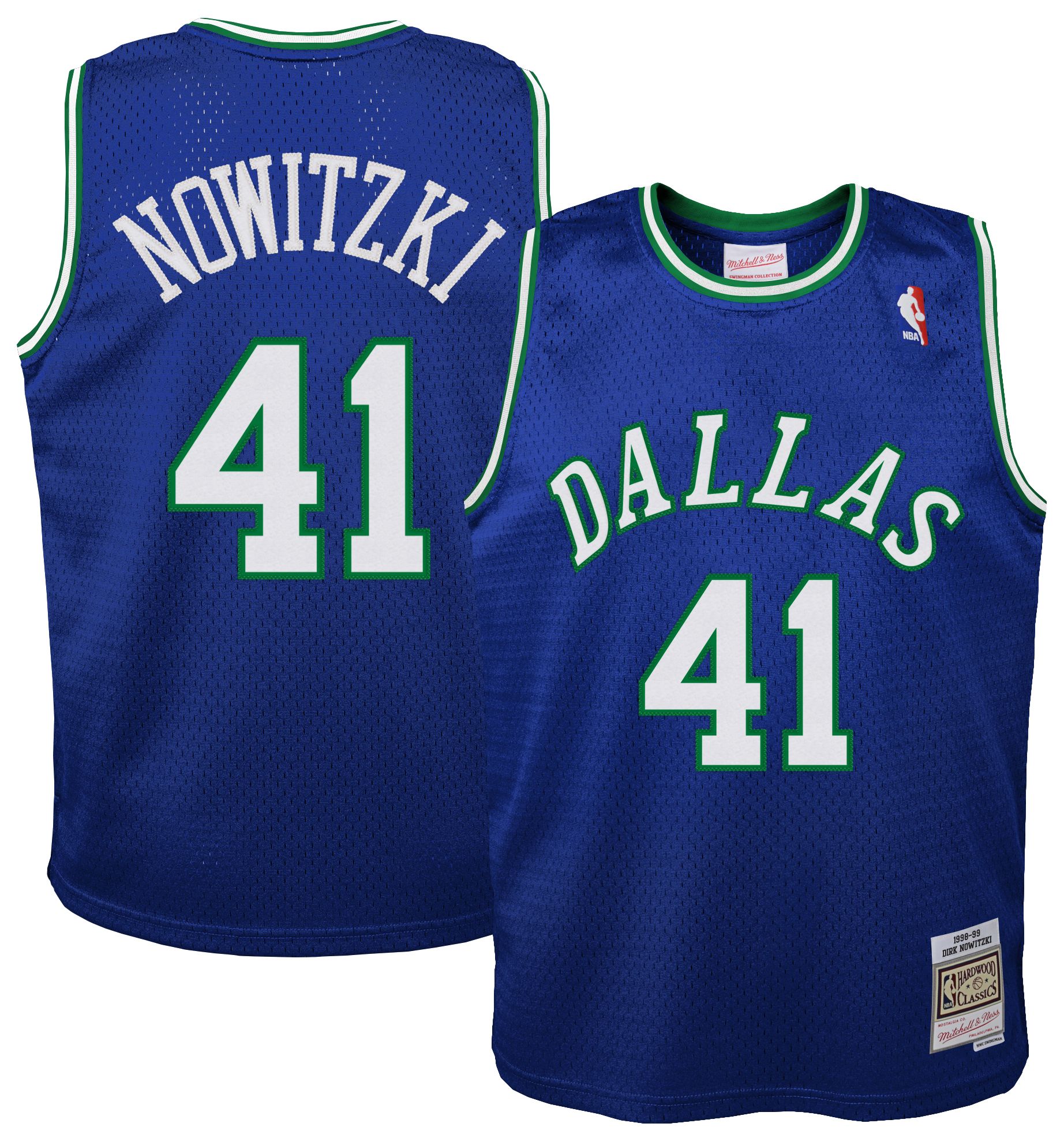 Mitchell & Ness Youth 1998-1999 Dallas Mavericks Dirk Nowitzki #41